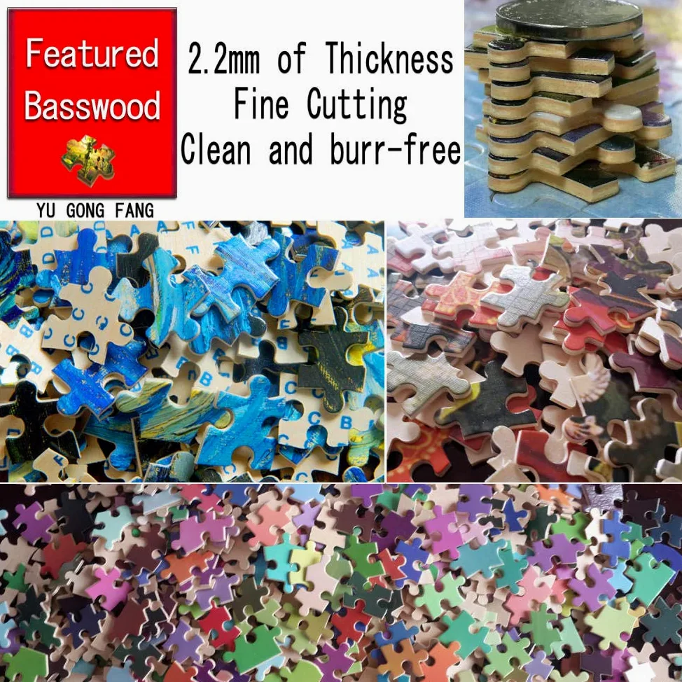 Puzzle adulte de 2000 pièces - Puzzle adulte de 2000 pièces - Grand jeu de puzzle pour enfant (baiser de couple)