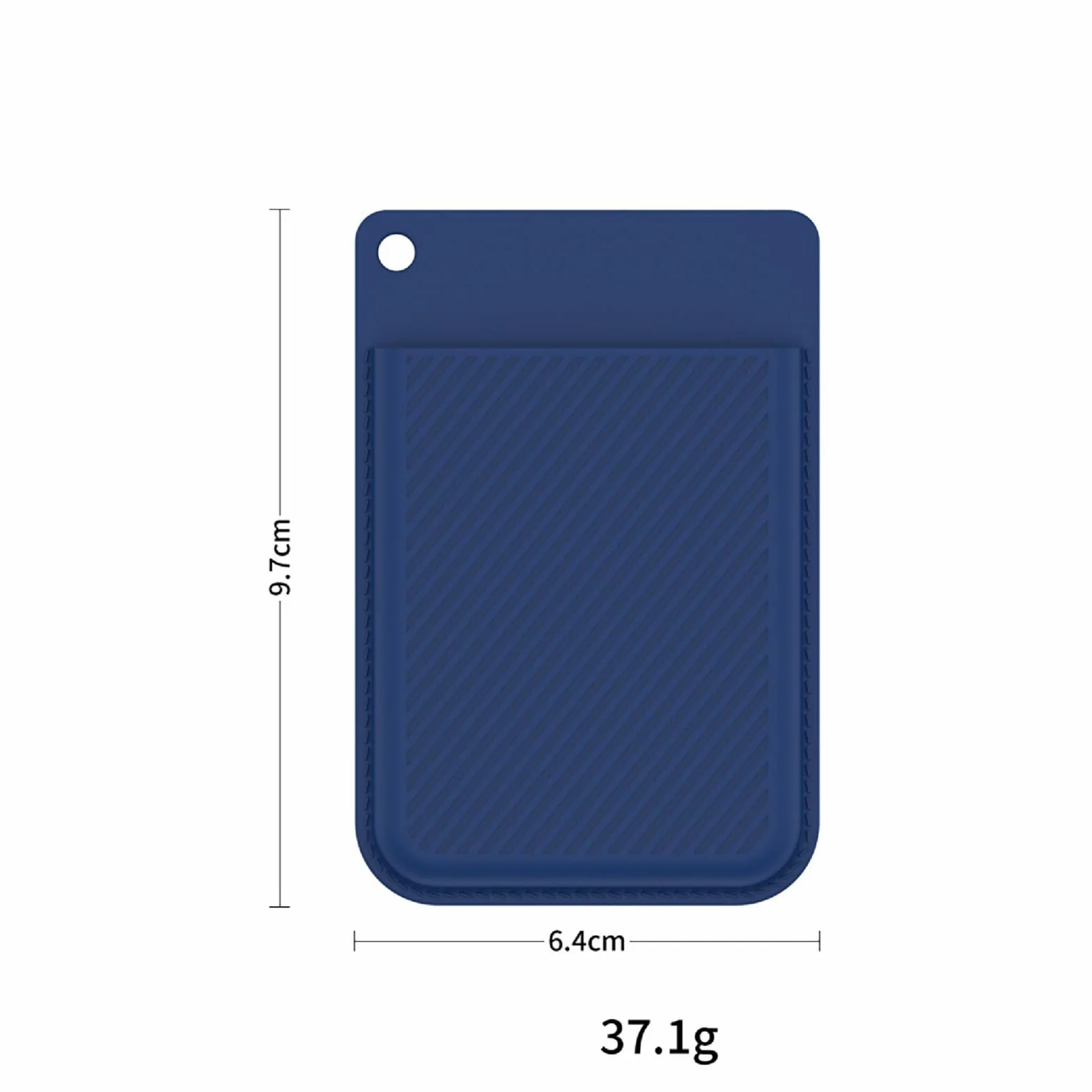 GIOPUEY Étui Compatible avec PLAUD Note Pro AI Voice Recorder, Coque Silicone Antichoc - Bleu foncé