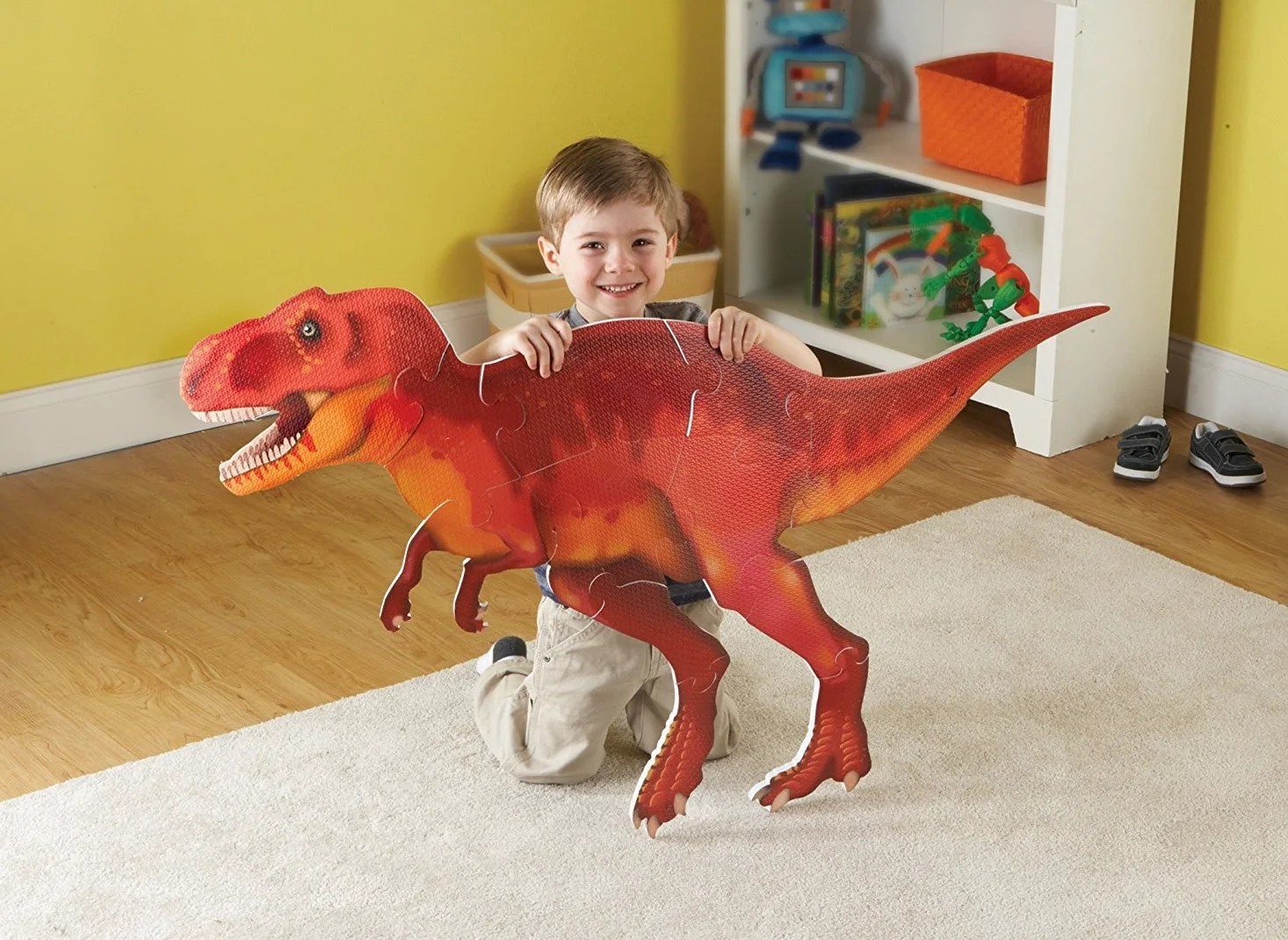 Learning Resources Puzzle géant de Dinosaure - T-Rex de