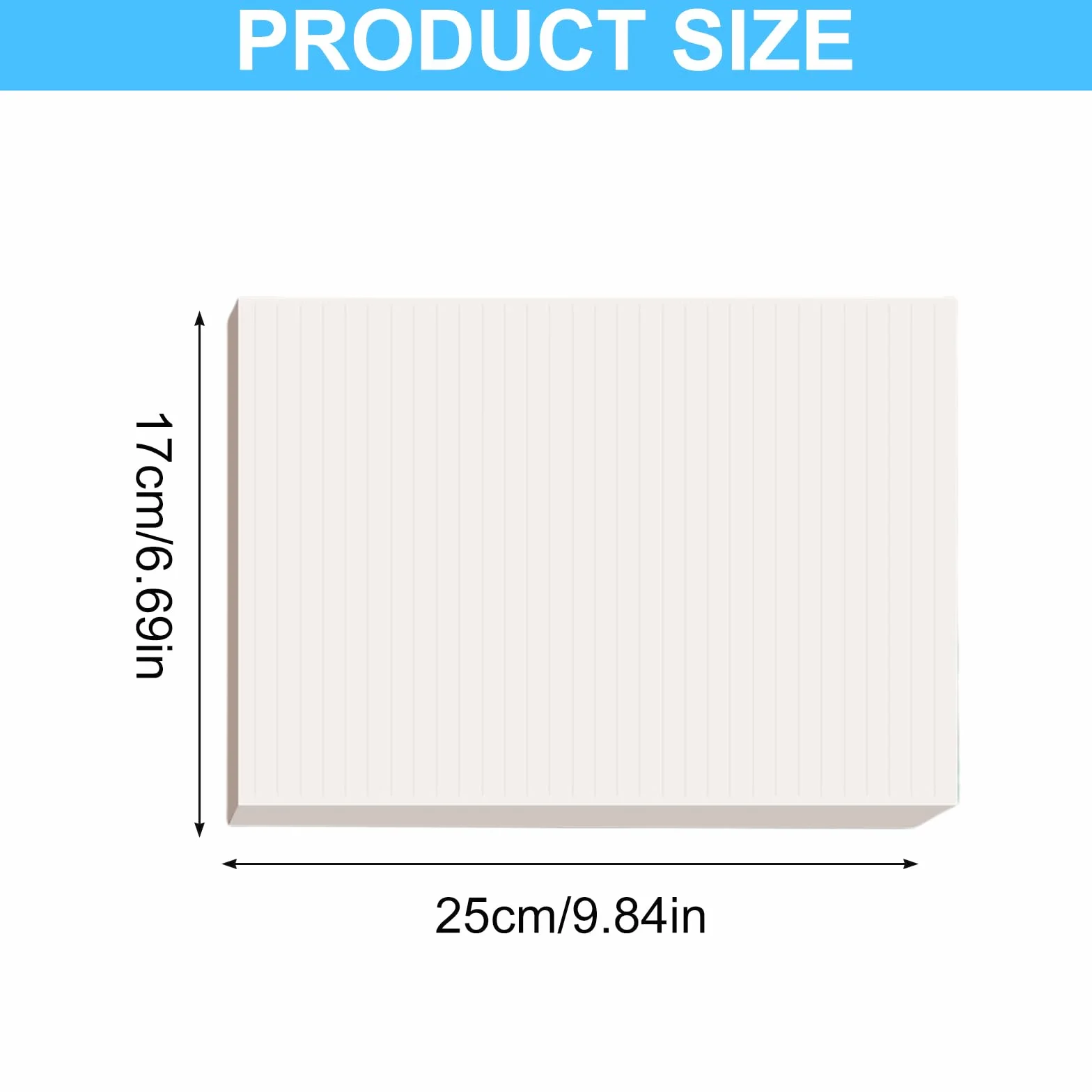 Lot de 3 blocs de papier brouillon carrés vierges
