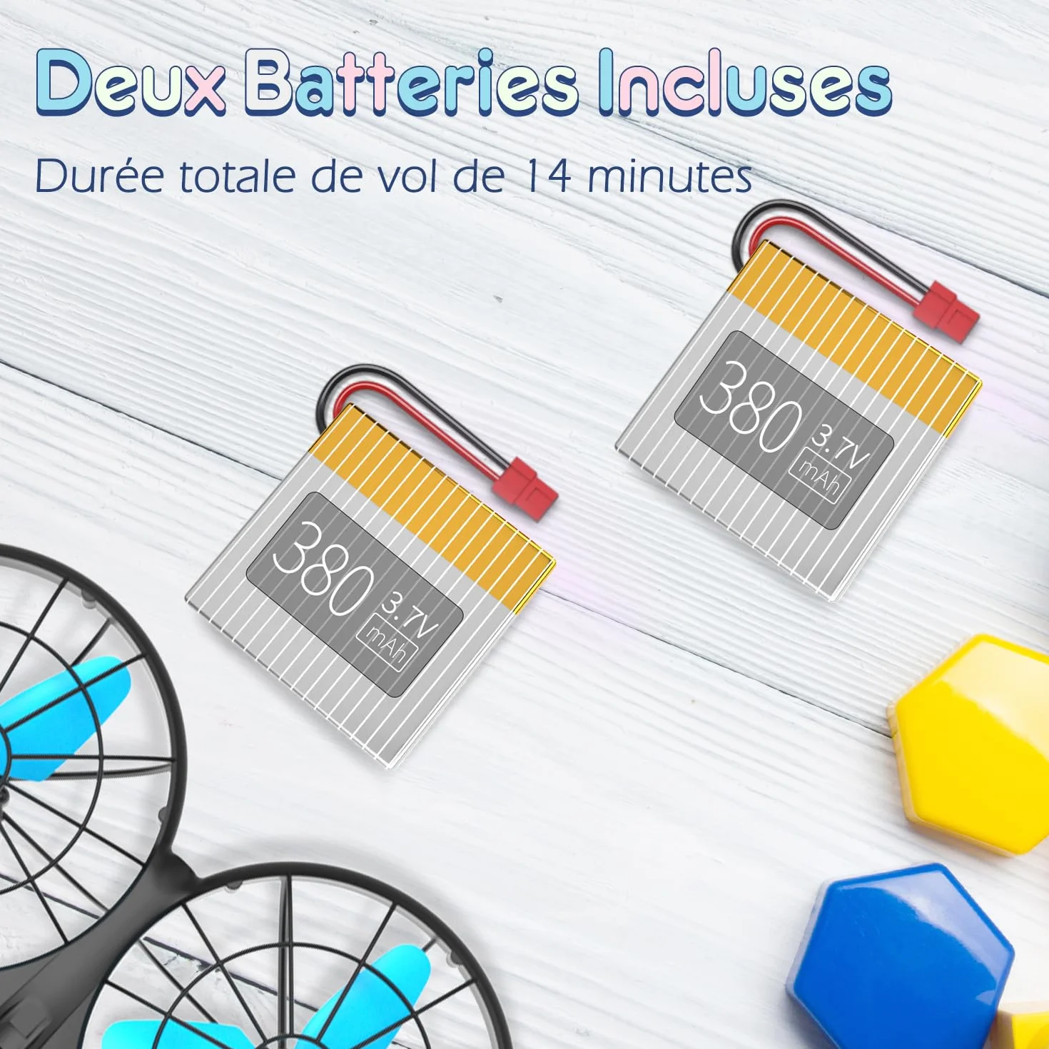Drone pour Enfant Mini Drone Télécommandé Anti-Collision Automatique Certification C0