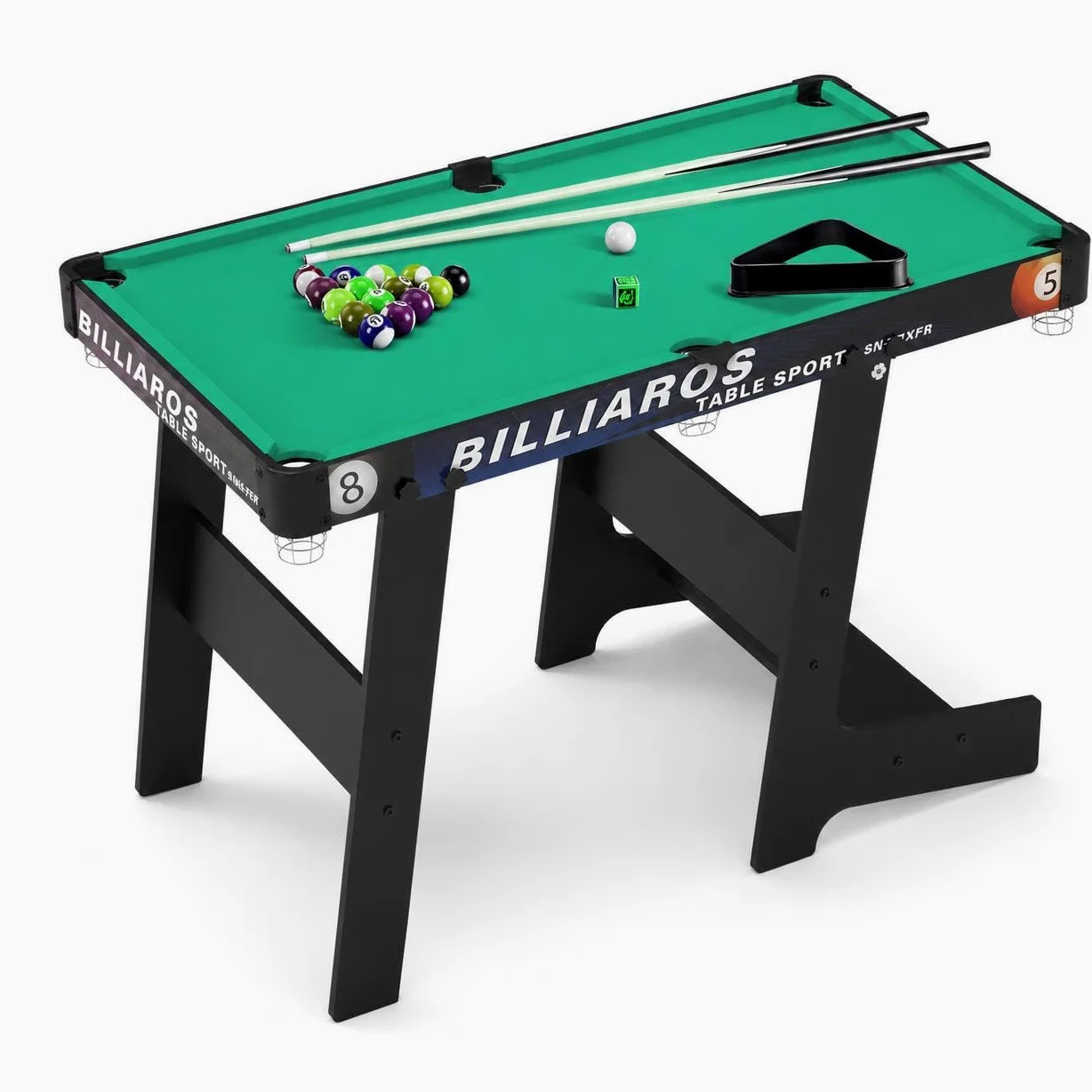Mini Billard Pliable avec Accessoires – Table Billard Américain pour Enfants et Famille