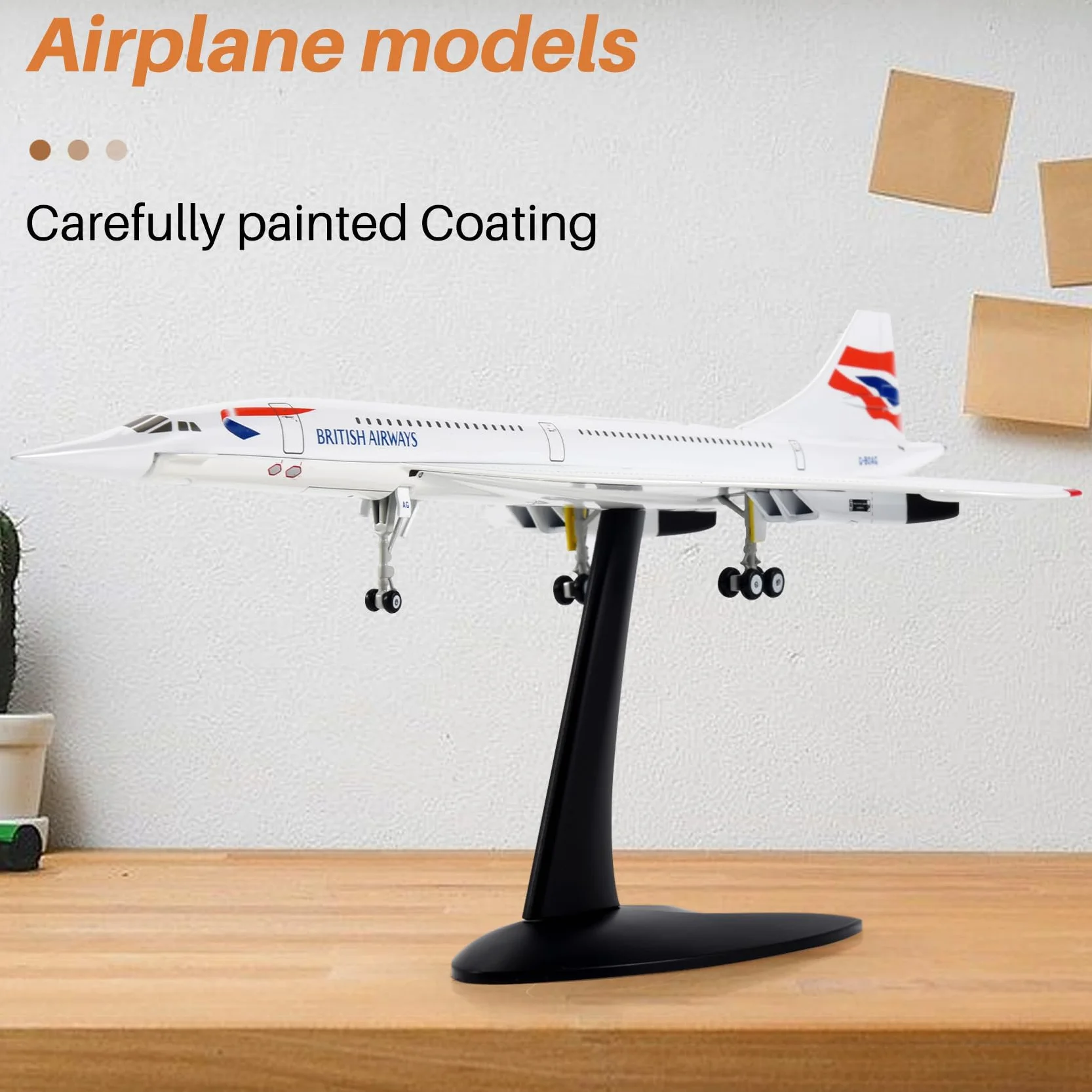 Air British Concorde avion aérien britannique de collection 1/200