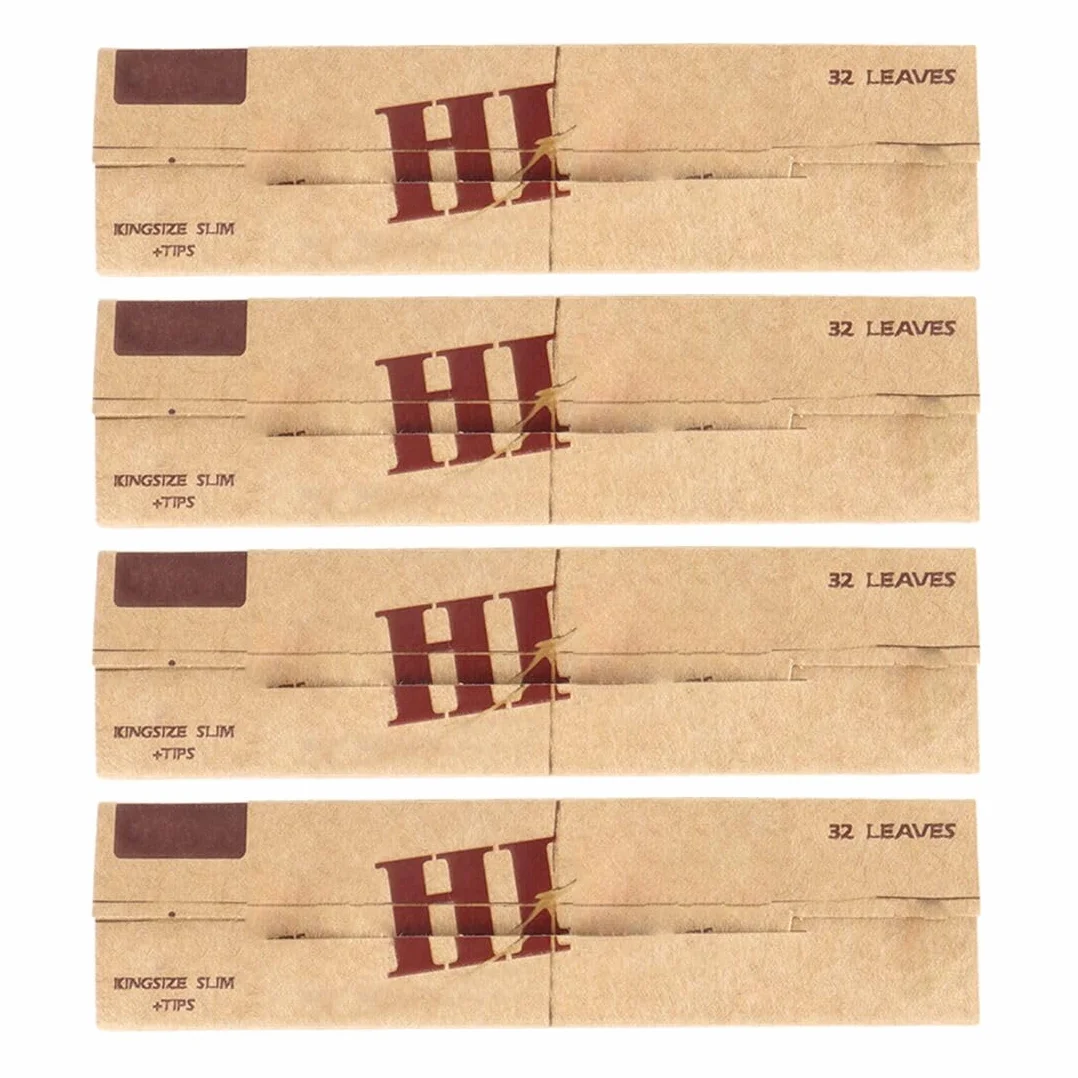 Longpapers King Size Slim Papers (Brun) - 128 Feuilles