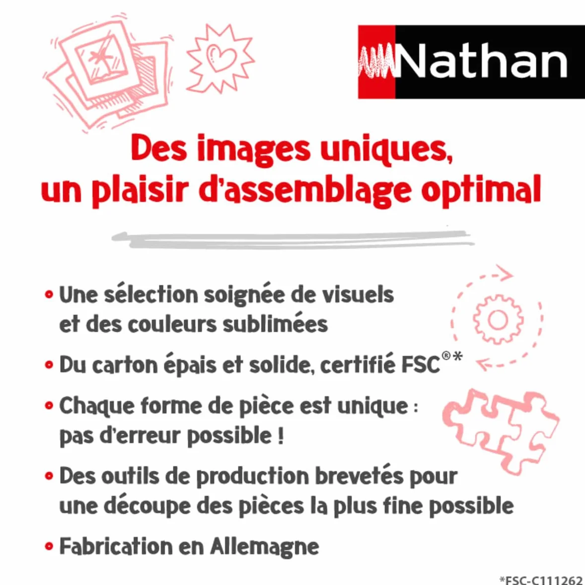 Nathan - Puzzle 2000 pièces - Adama - Julien Durix - Adultes et Enfants dès 14 Ans - Puzzle de qualité supérieure - Collection Artiste - 12001617