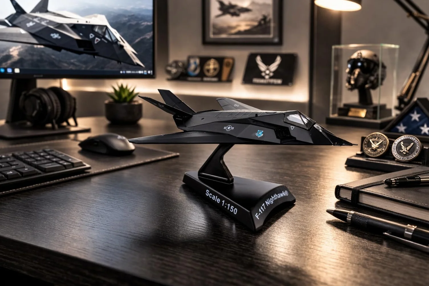 Daron Avion F-117 Nighthawk 1:150 Noir