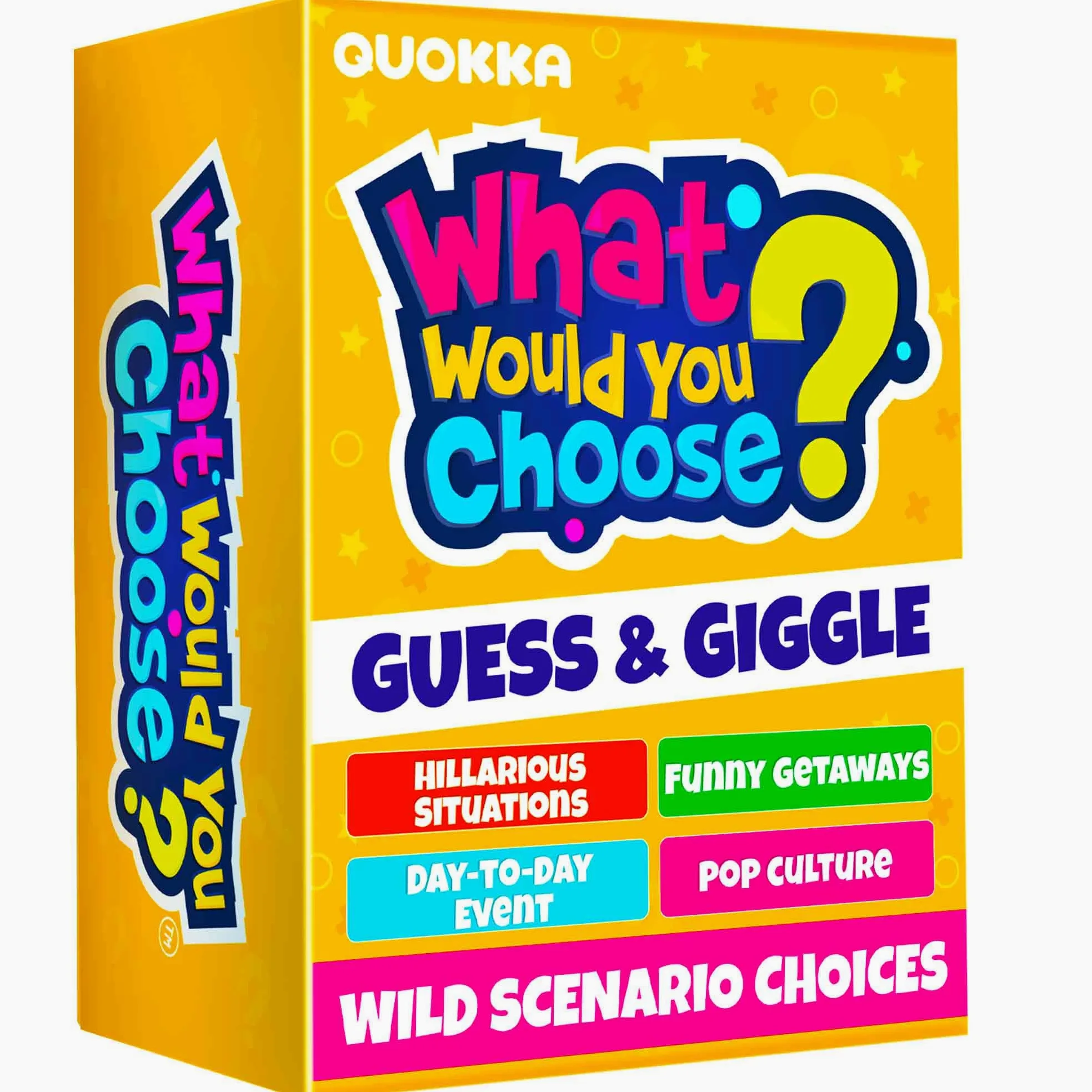 QUOKKA Jeu de cartes Situations hilarantes 4 pièces pour adultes