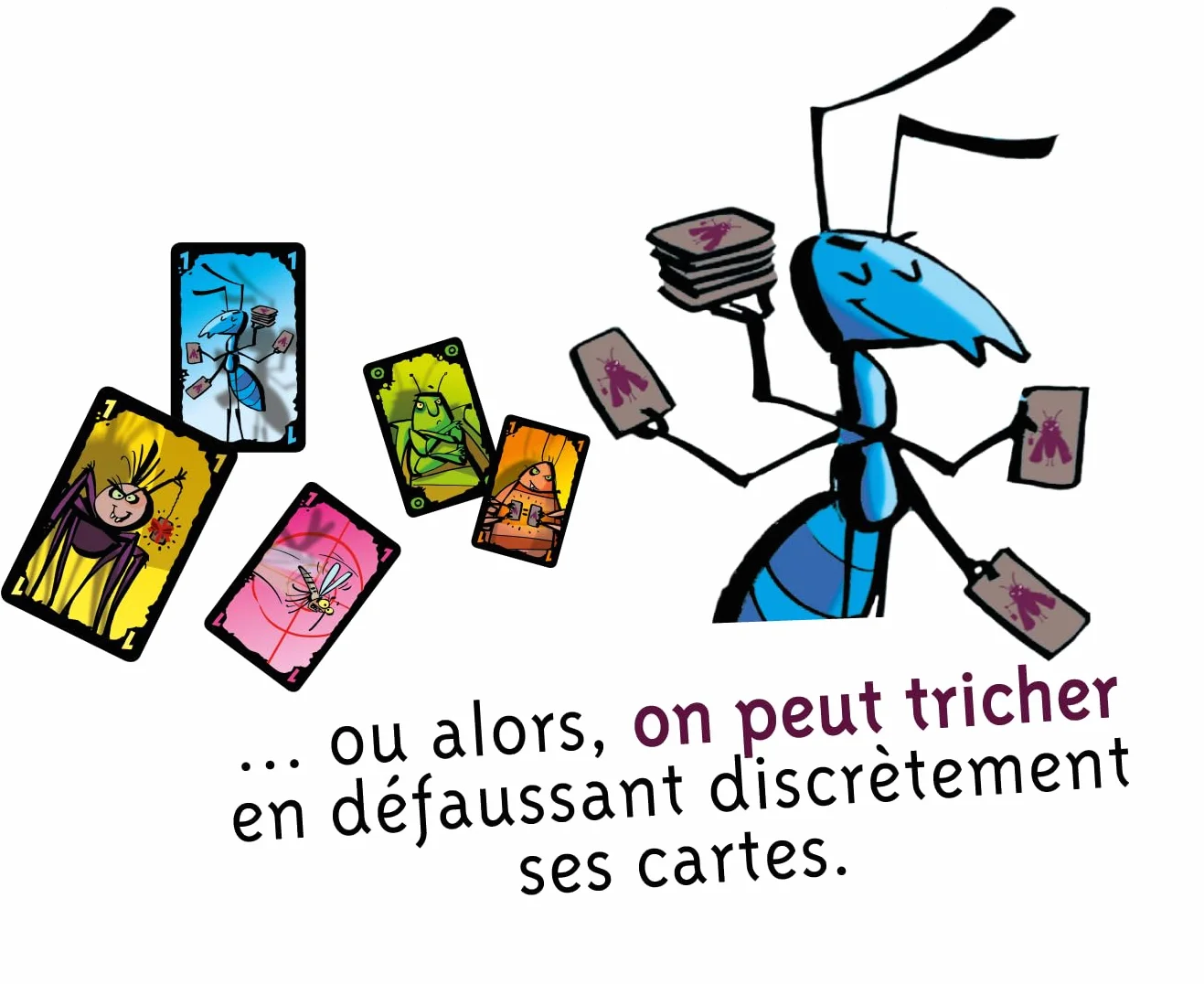 GIGAMIC Mito Jeu de société de cartes dès 7 ans jeu de bluff pour 3-5 joueurs 15 min