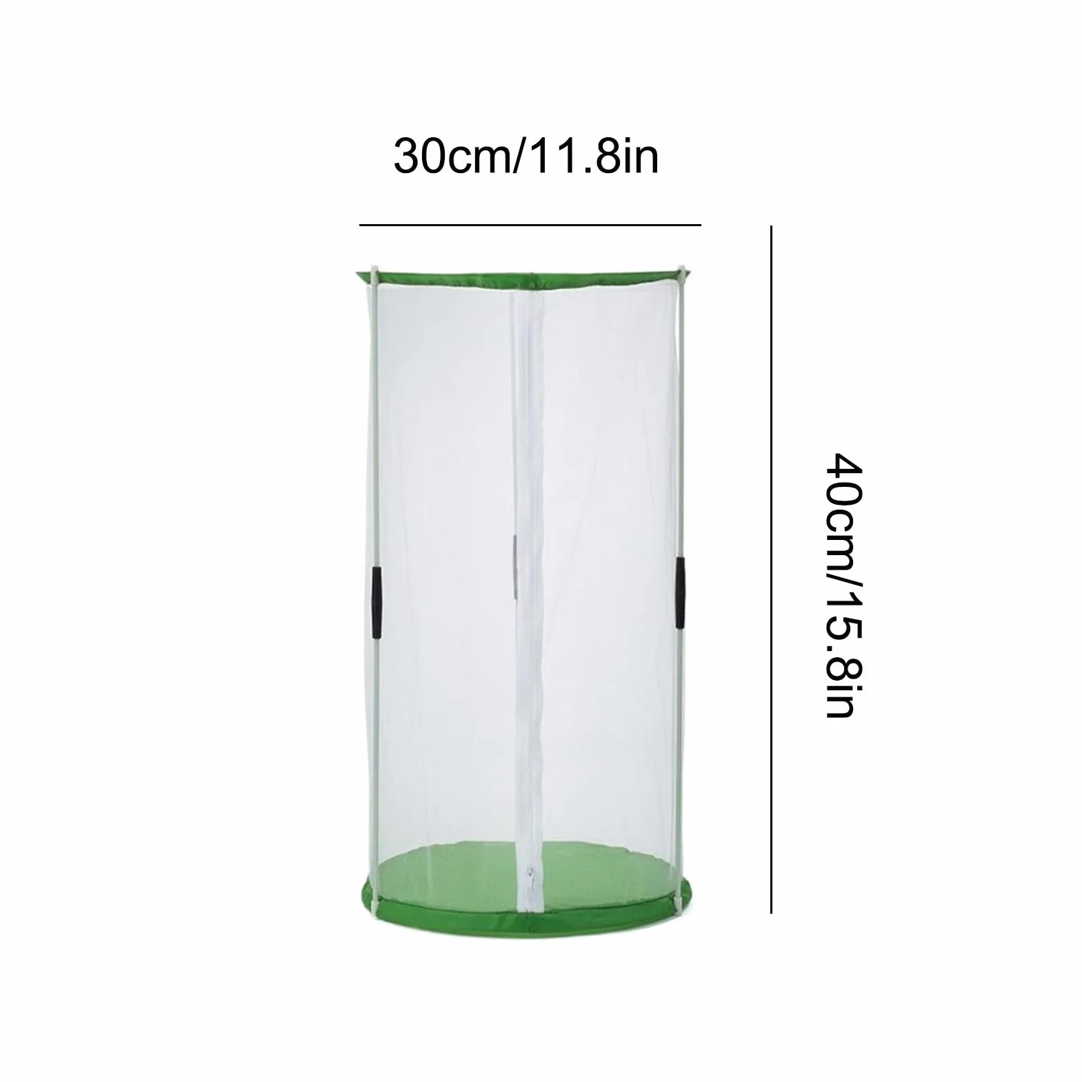 Filet à Papillons Habitat Éducatif 30 x 40 cm avec Fermeture Éclair - Abri Pliant pour Projet Scientifique