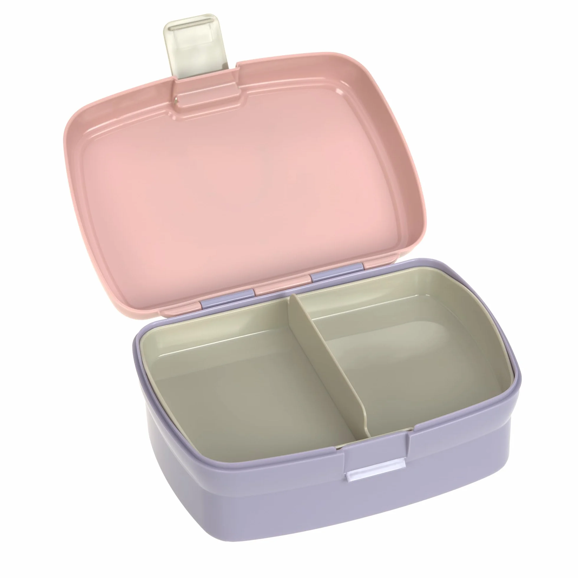 LÄSSIG Boîte à lunch enfants compartiments amovibles sans BPA Lunchbox Tiny Outdoor Rainbow