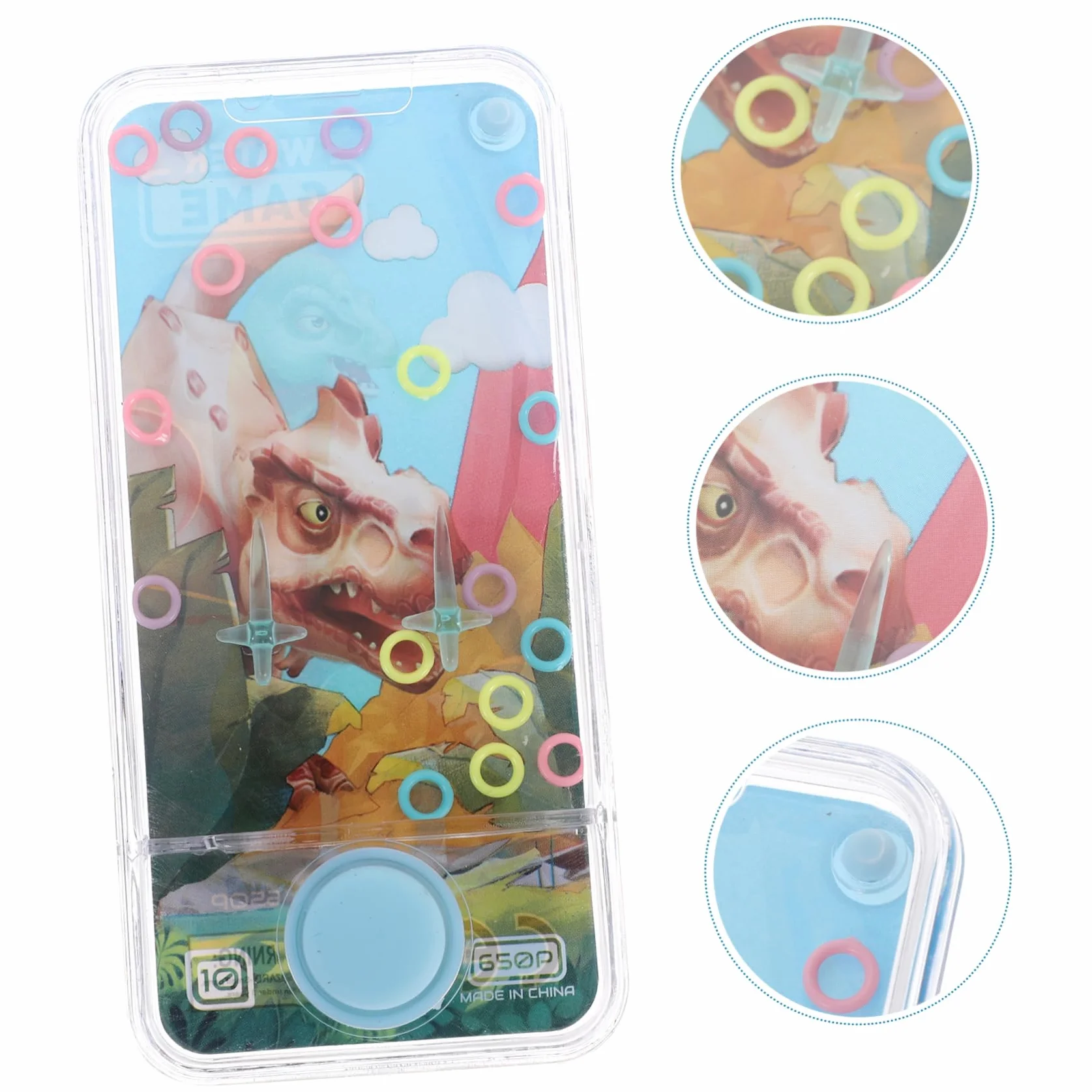 ERINGOGO Jeu d'eau Portable 2 Pièces Anneaux et Jouet d'eau pour Garçon et Filles