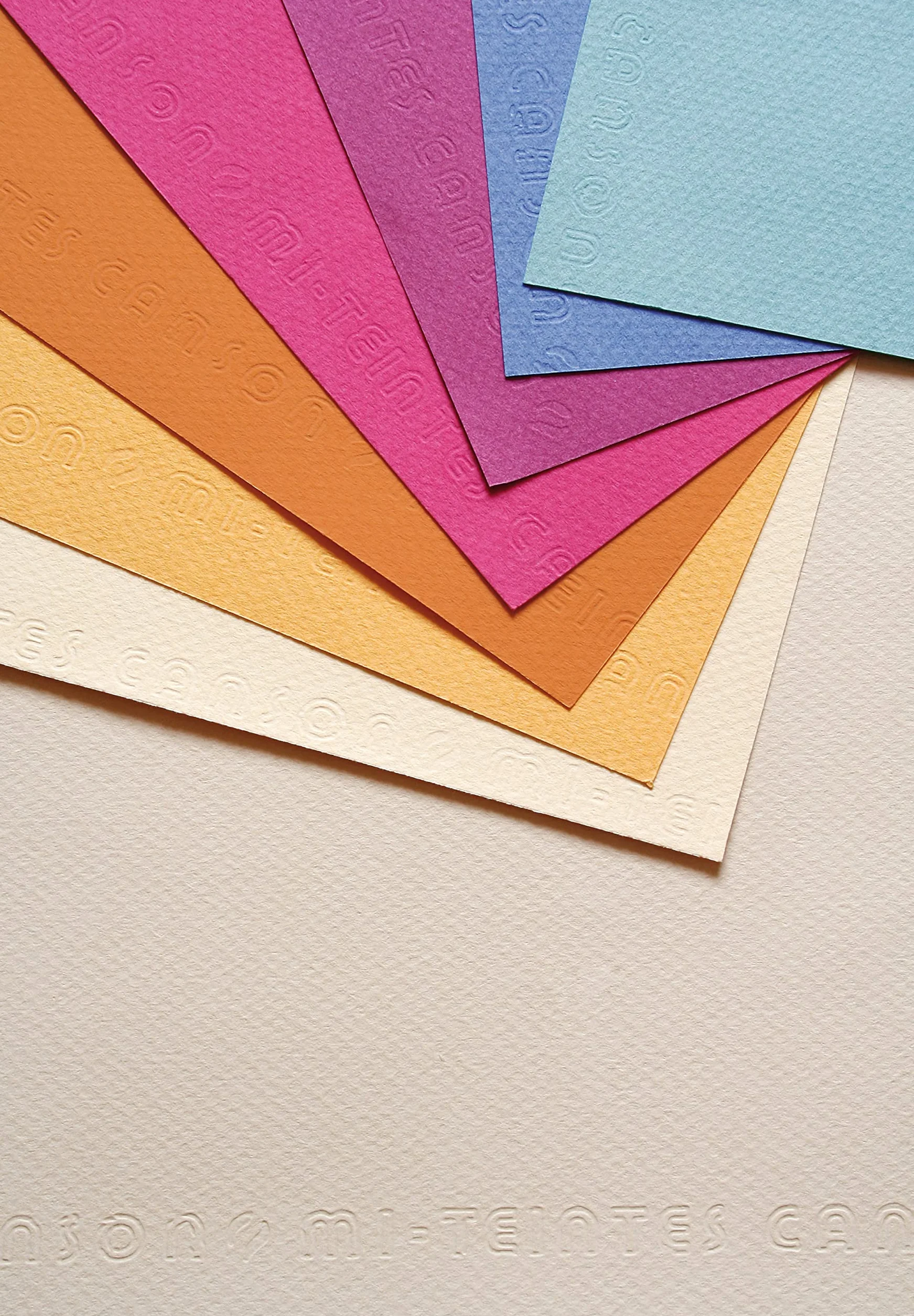 CANSON Mi-Teintes Papier Dessin A4 160g/m² Pastel Assortiment 10 Feuilles