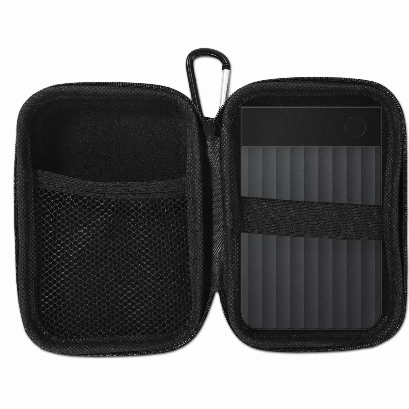 Étui pour Enregistreur Vocal PLAUD Note/Note Pro AI, Protecteur de Transport avec Pochettes en Filet et Mousqueton, Noir