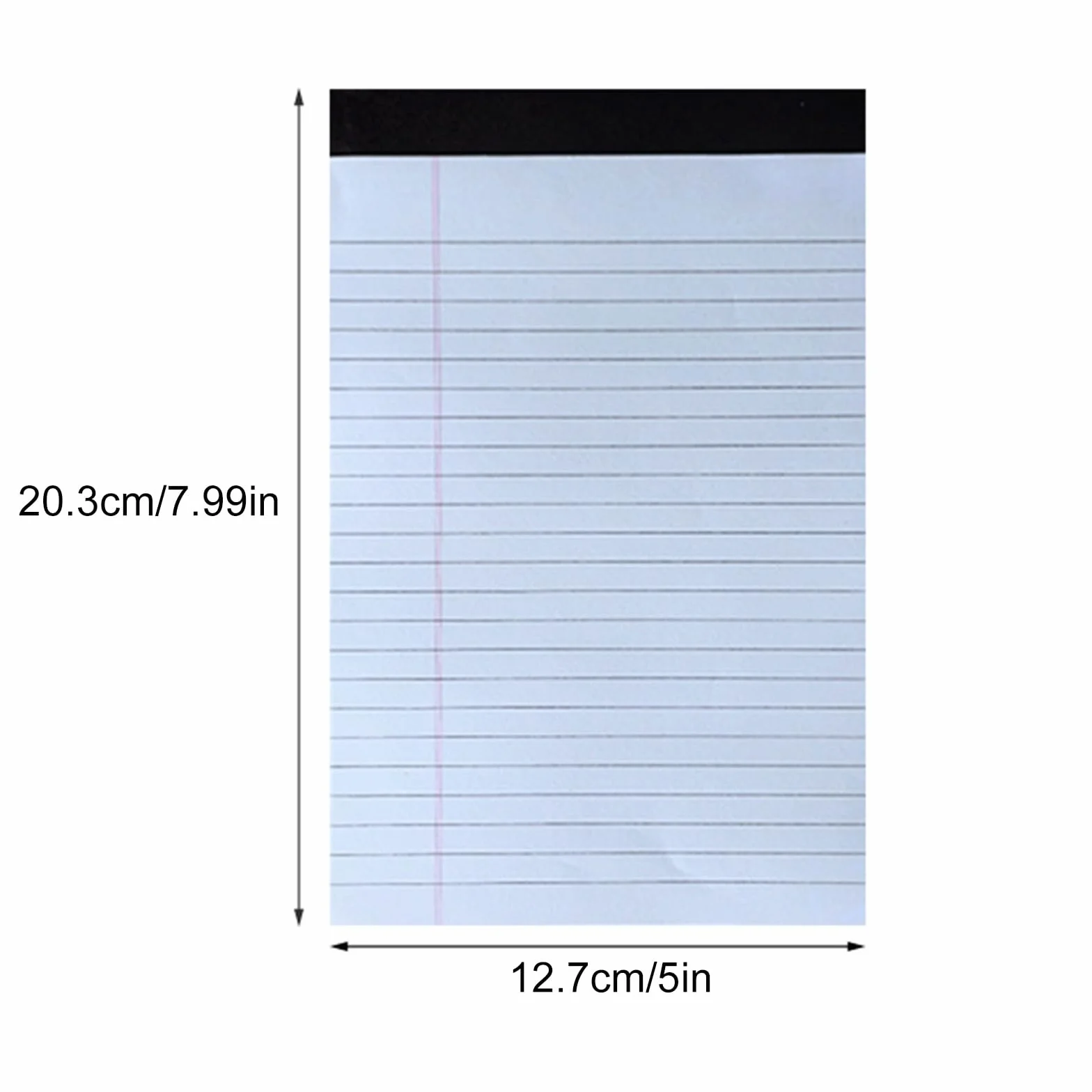 Blocs-notes de bureau 50 feuilles double face lignées lot de 4