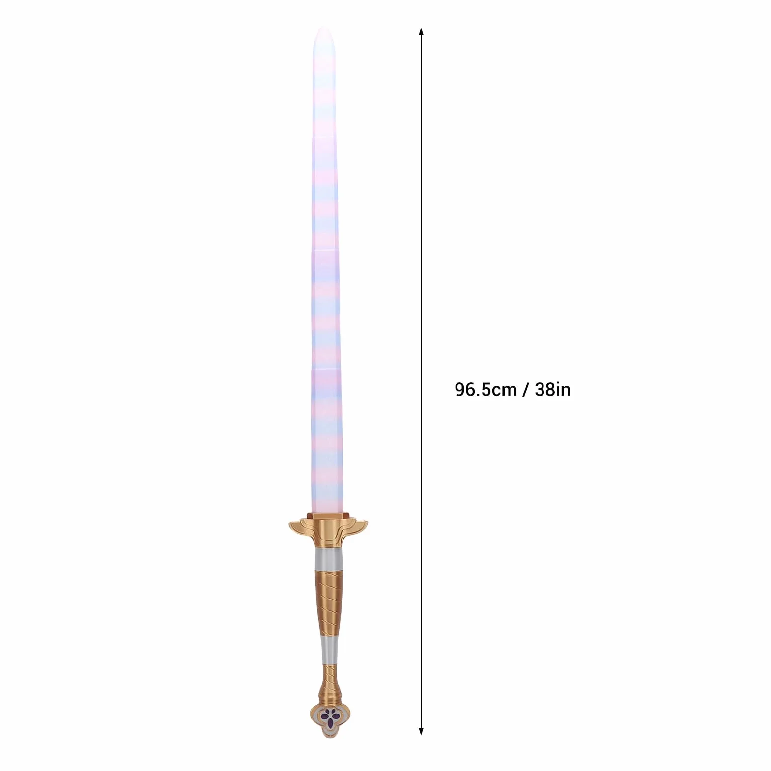 Épée de Costume de Cosplay PLA Rétractable 38 Pouces, Accessoire d'Anime Imprimé en 3D pour Halloween
