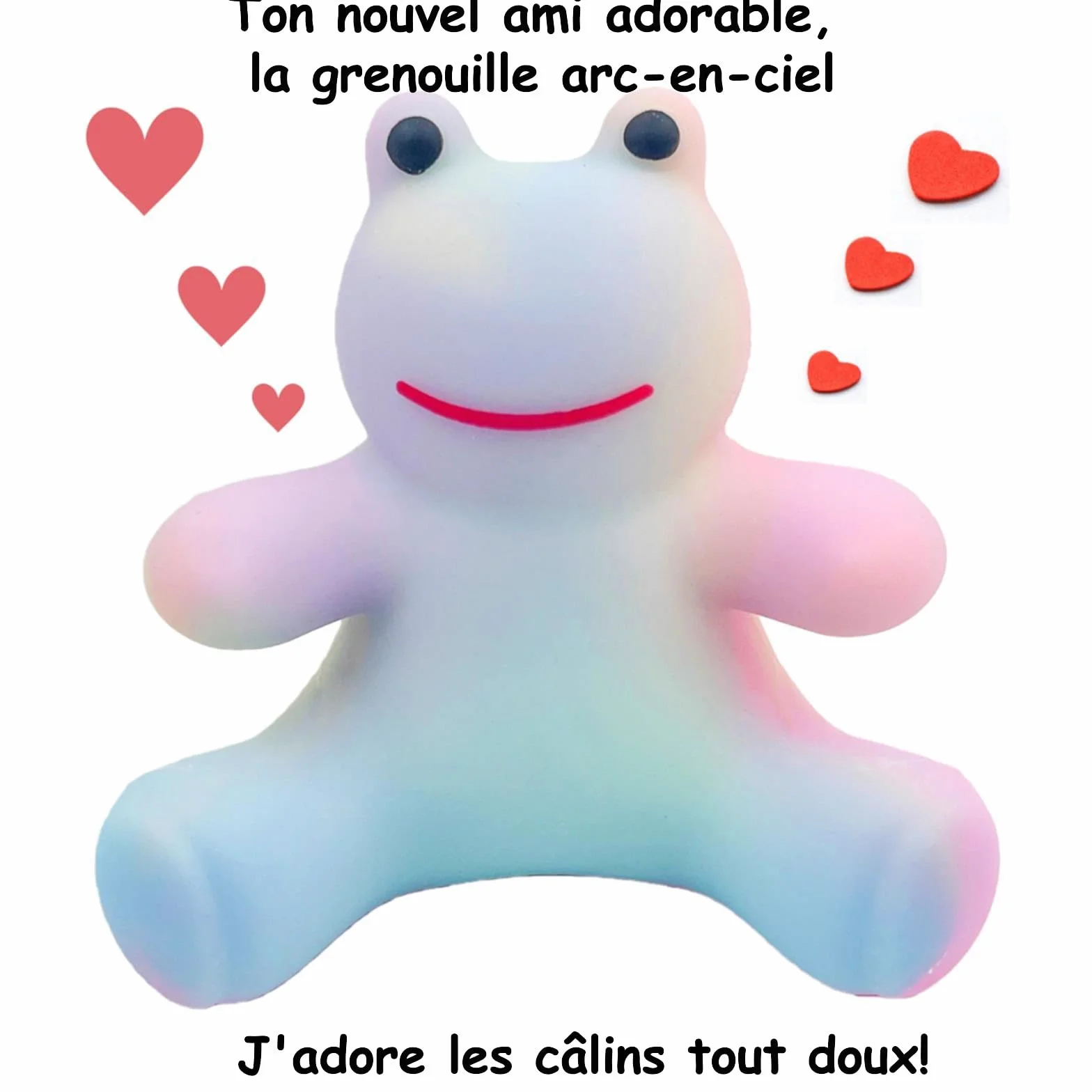 Tente de Jeu Pop-up Princesse Rose pour Fille avec Lumières et Peluche Grenouille Arc-en-Ciel 120x105x128 cm