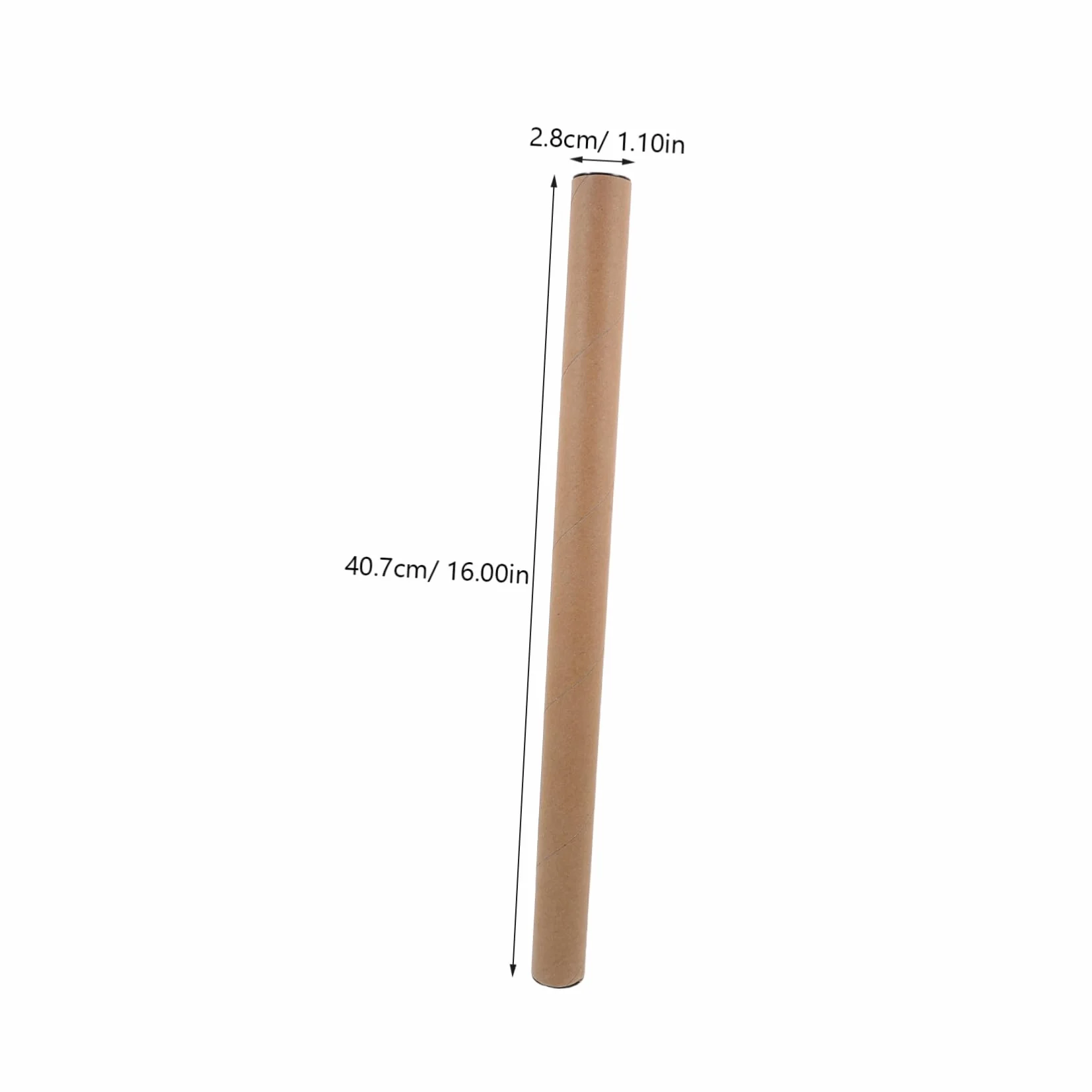 Uonlytech 10 Pièces Tubes Carton Kraft pour Affiches Transport Réutilisables Stockage Envoi Posters