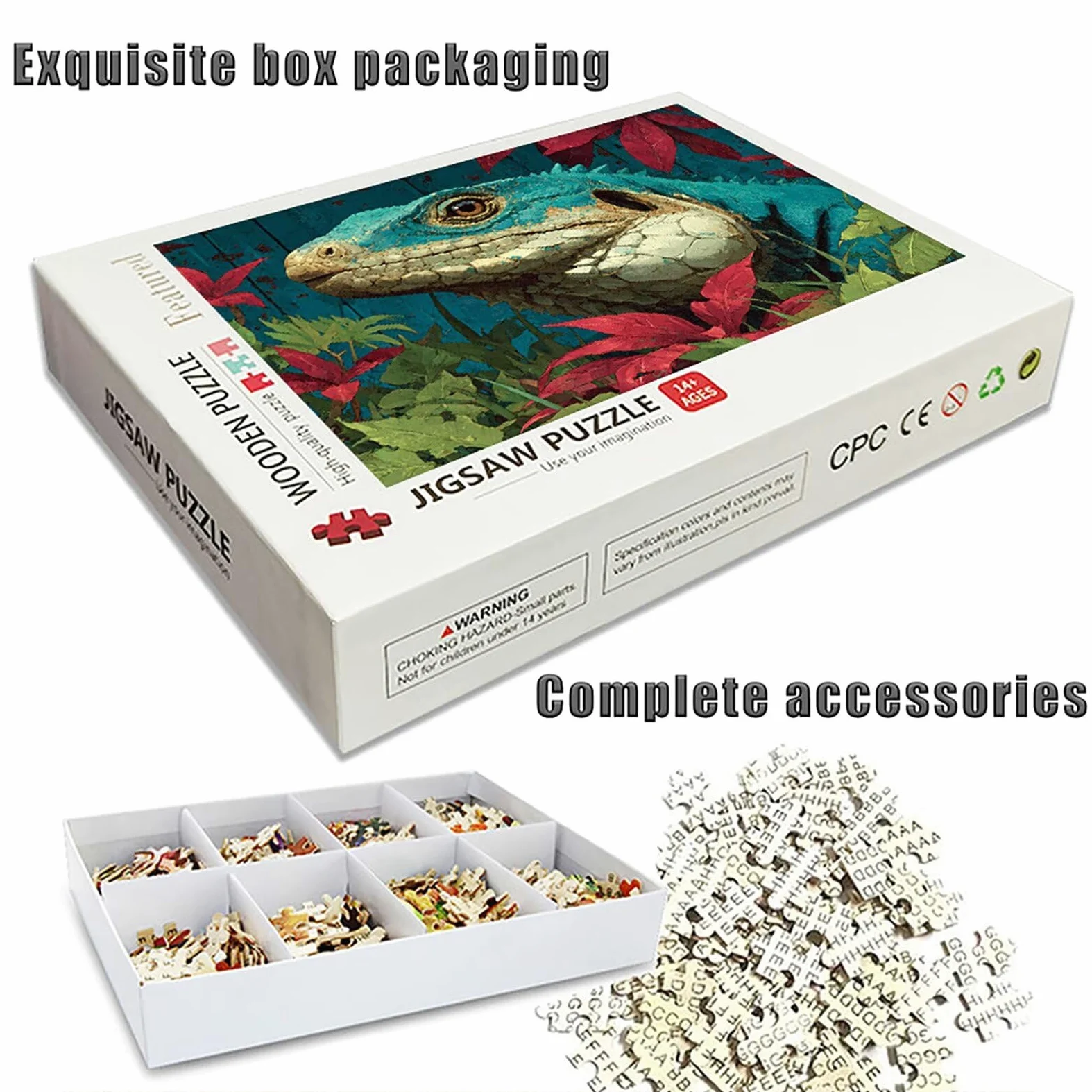 Puzzle Bois Animal, Planter Puzzle 2000 pièces Adultes avec Boîte 99x70cm, Activités de Loisirs en Famille, Jeu éducatif Défi énigme de Qualité Supérieure, pour Adolescent, Cadeaux d'été, G-1131