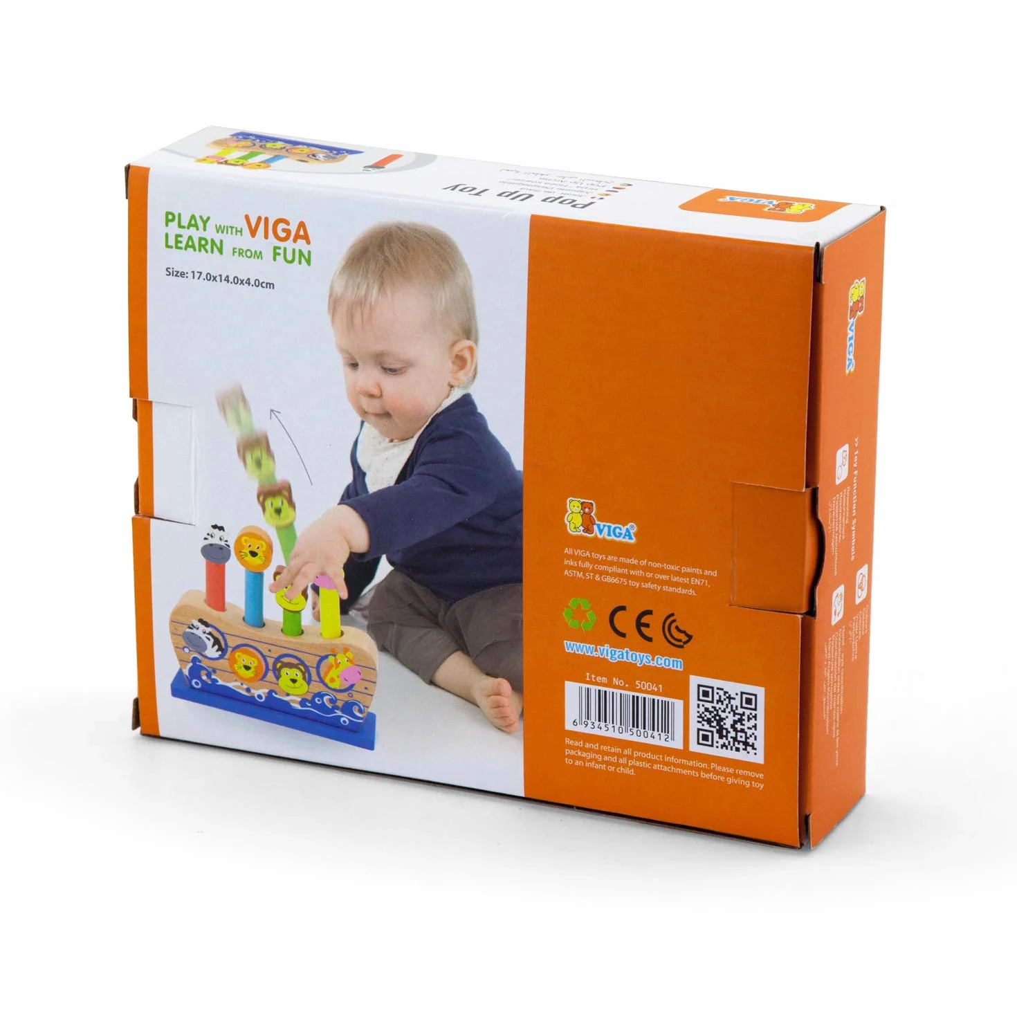 VIGA Toys Banc À Marteler Pop Up L'arche De Noé