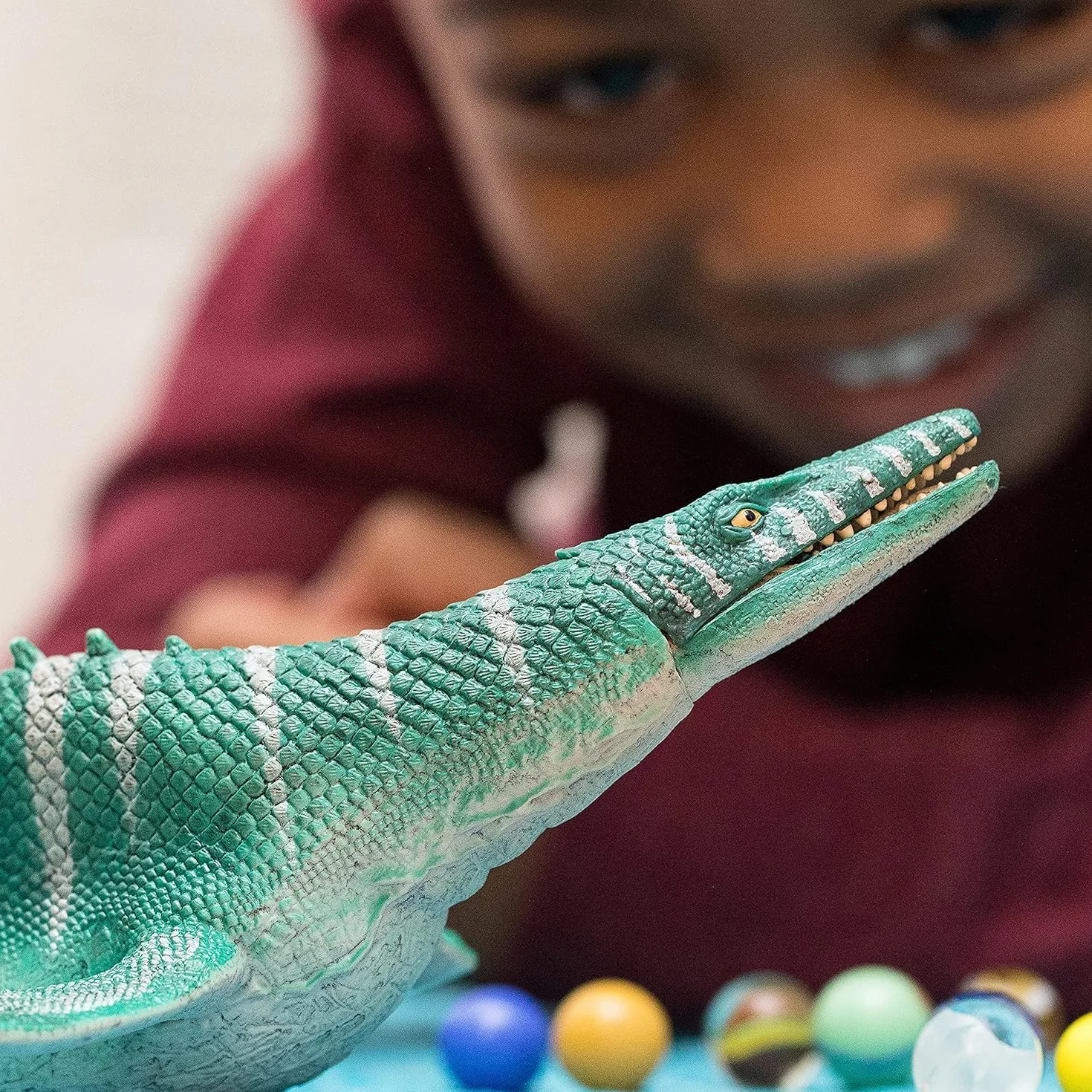 Schleich DINOSAURS Mosasaure 15026 Figurine Dinosaure Articulée 32 cm Cadeau Enfant 3 Ans