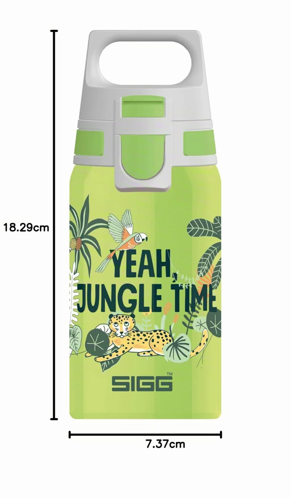SIGG Gourde Enfant Acier Inoxydable Shield One 0,5L Étanche Sans BPA