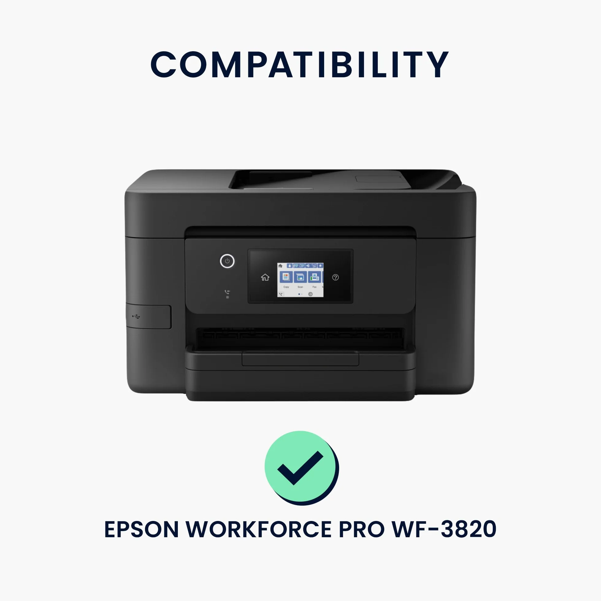 kwmobile Housse compatible Epson Workforce Pro WF-3820 protection imprimante gris clair