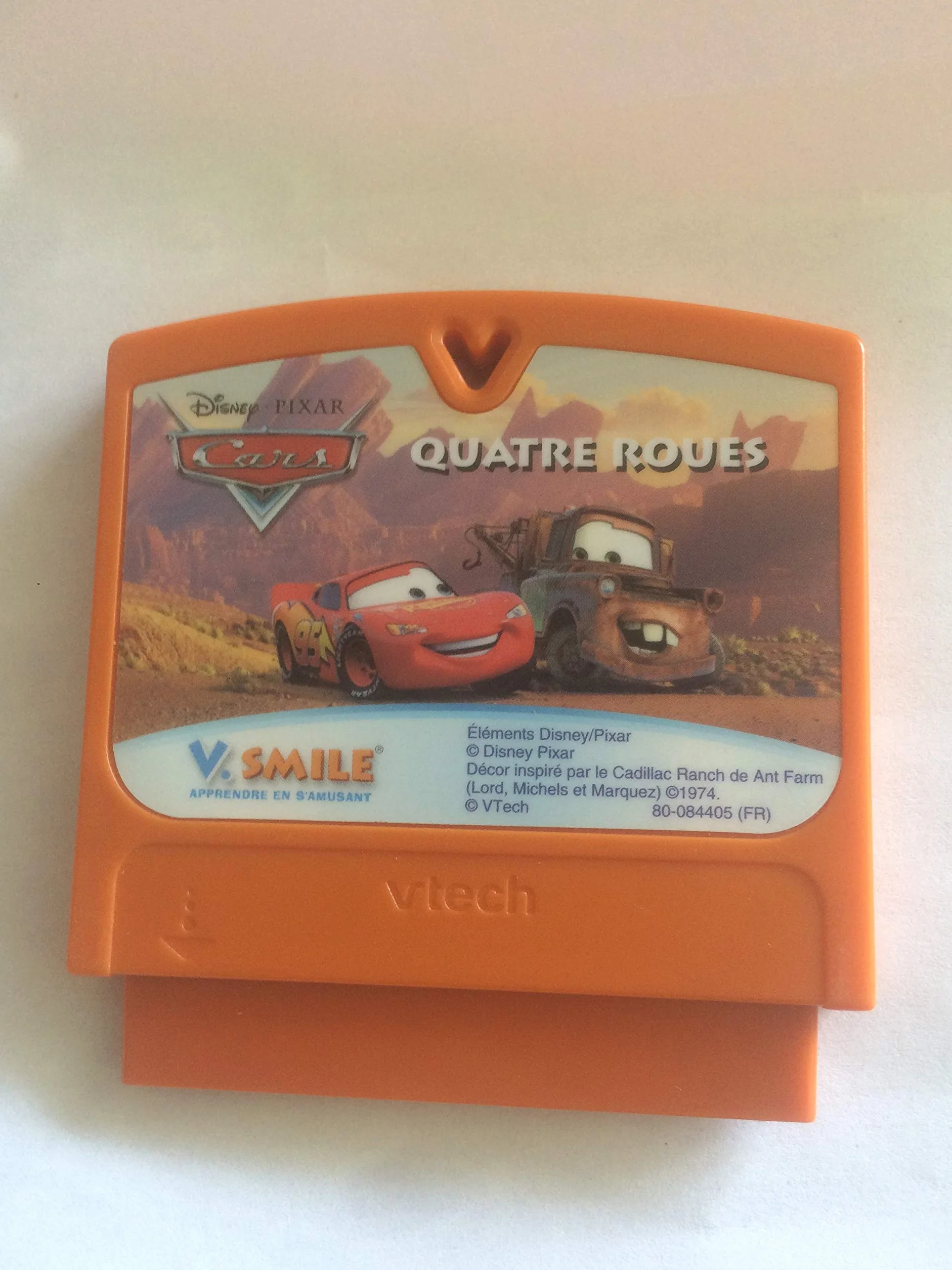 Jeu éducatif Cars Disney Pixar V.Smile