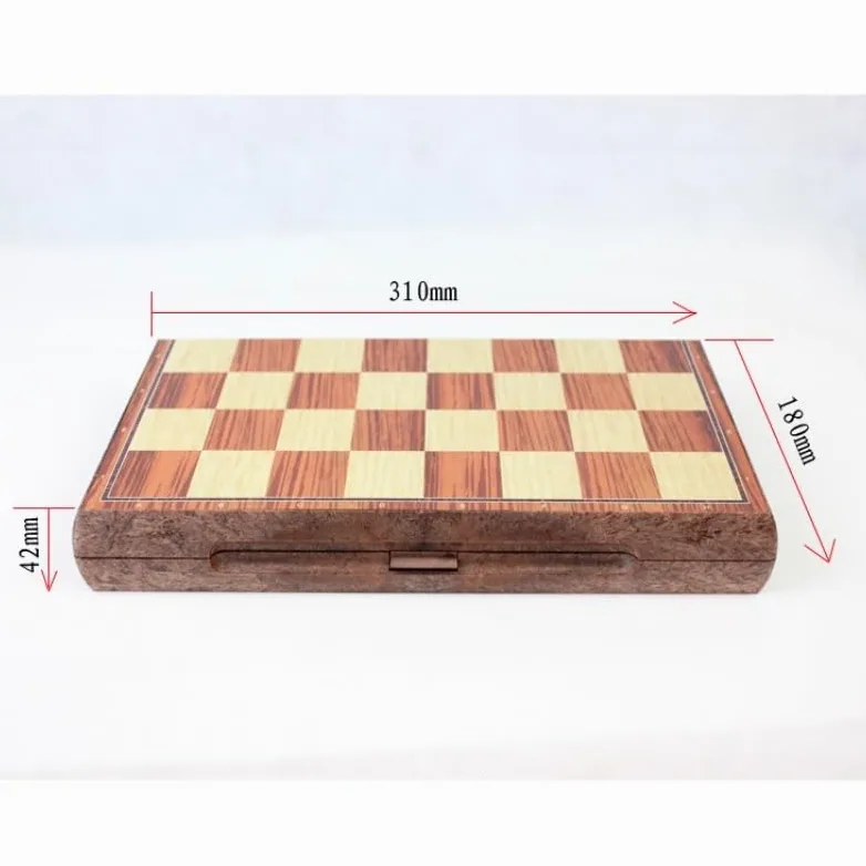 echiquier Jeu d'échecs magnétique Pliable, Jeu de Voyage Portable, échiquier Artisanal, idéal for Les Enfants, Les débutants et Les Adultes, 36,8 x 31,8 cm echecs Jeu