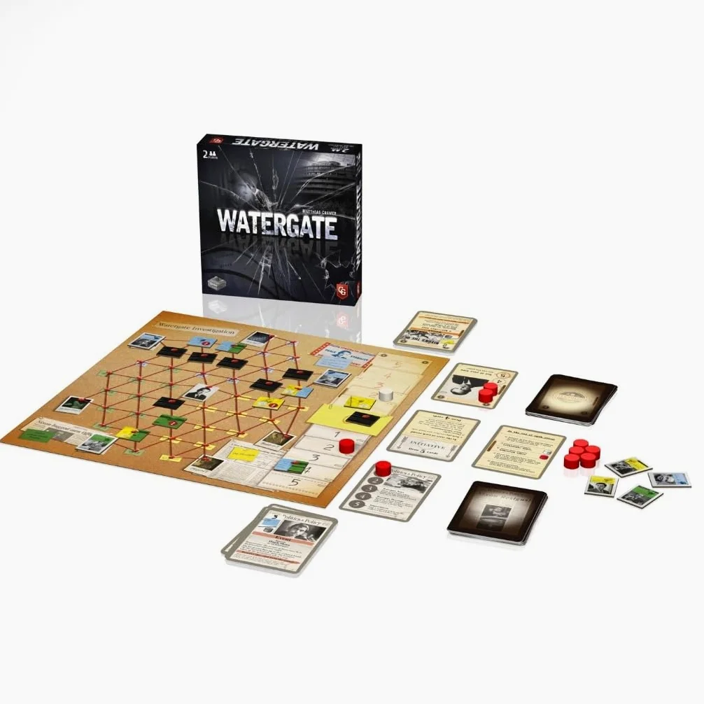 Capstone Games | Watergate | Board Game | Base Game | 2 Players Ages 12+