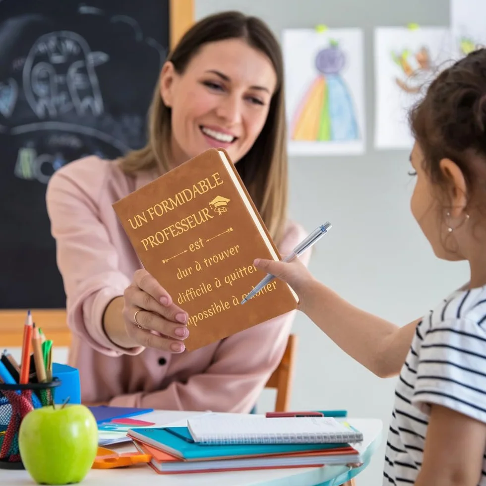 Carnet De Notes Professeur Des Ecoles Cadeau Maitresse Fin D'année Scolaire