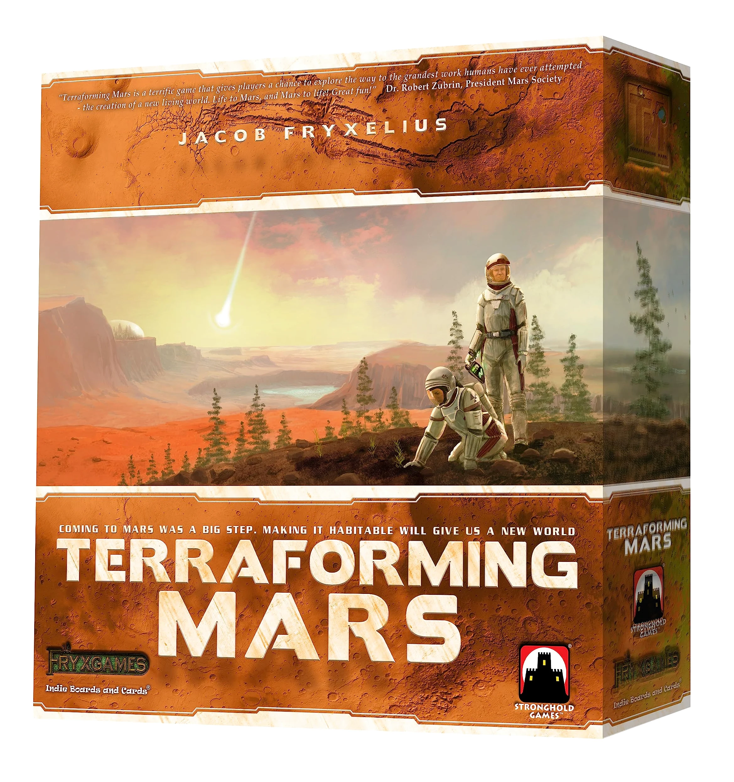 Stronghold Games , Terraforming Mars , Board Game , Ages 14+ , 1-5 Players , 90 - 120 Minute Playing Time