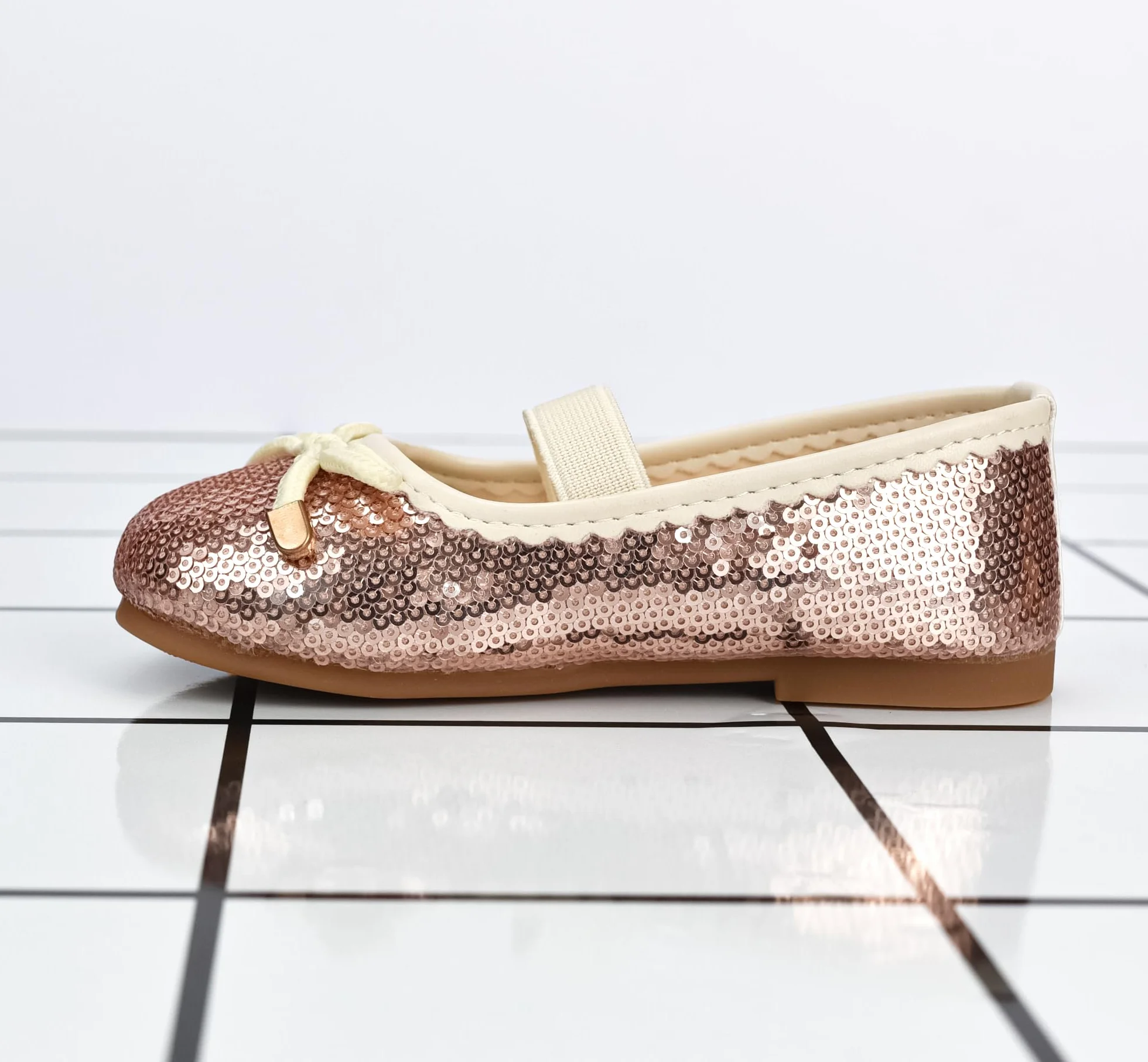 Chaussures Mary Jane Paillettes Princesse Filles Ballerines Scintillantes Anniversaire