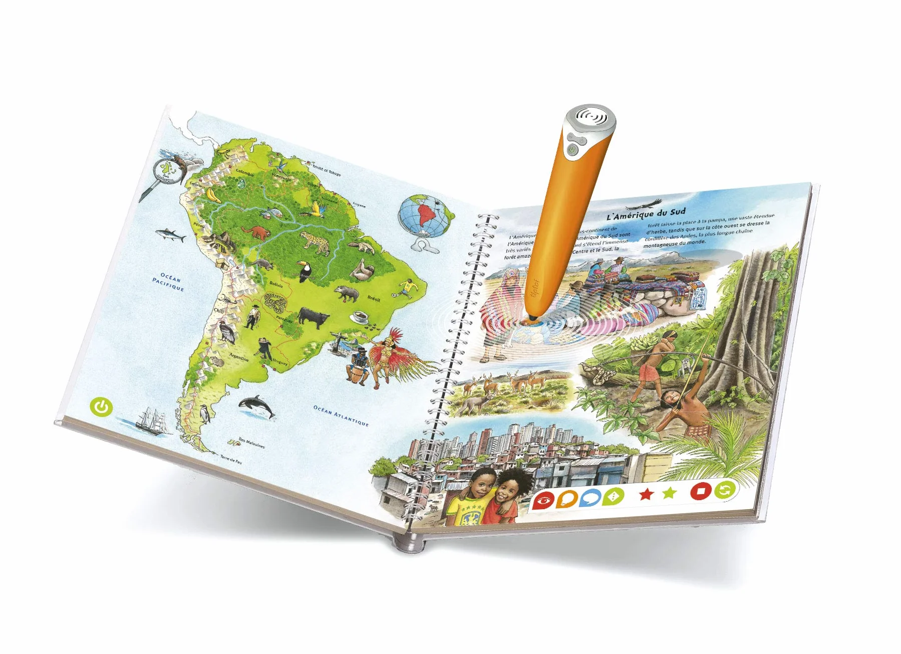 Ravensburger tiptoi® Livre interactif Mon premier Atlas dès 4 ans