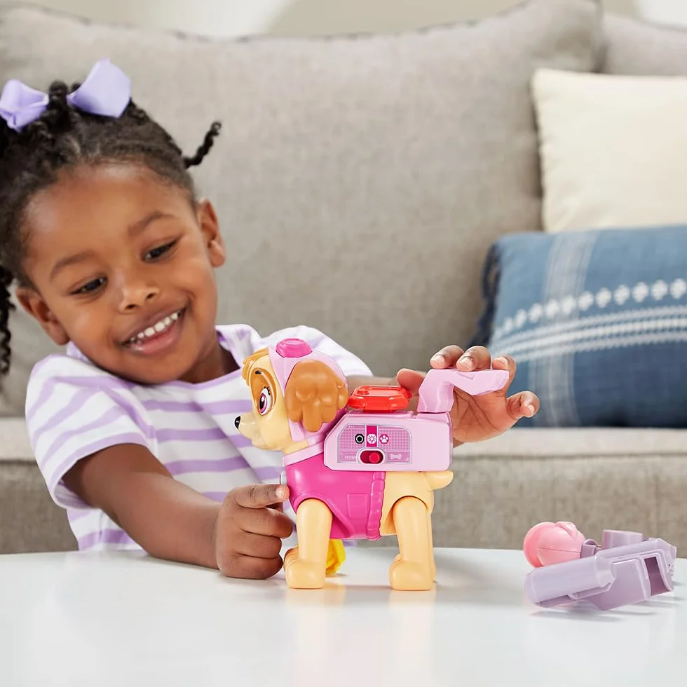 VTech Pat' Patrouille Stella Interactive Mission Sauvetage Figurine 16 cm Chien Interactif Jouet Paw Patrol Cadeau Enfant 3-7 Ans Français