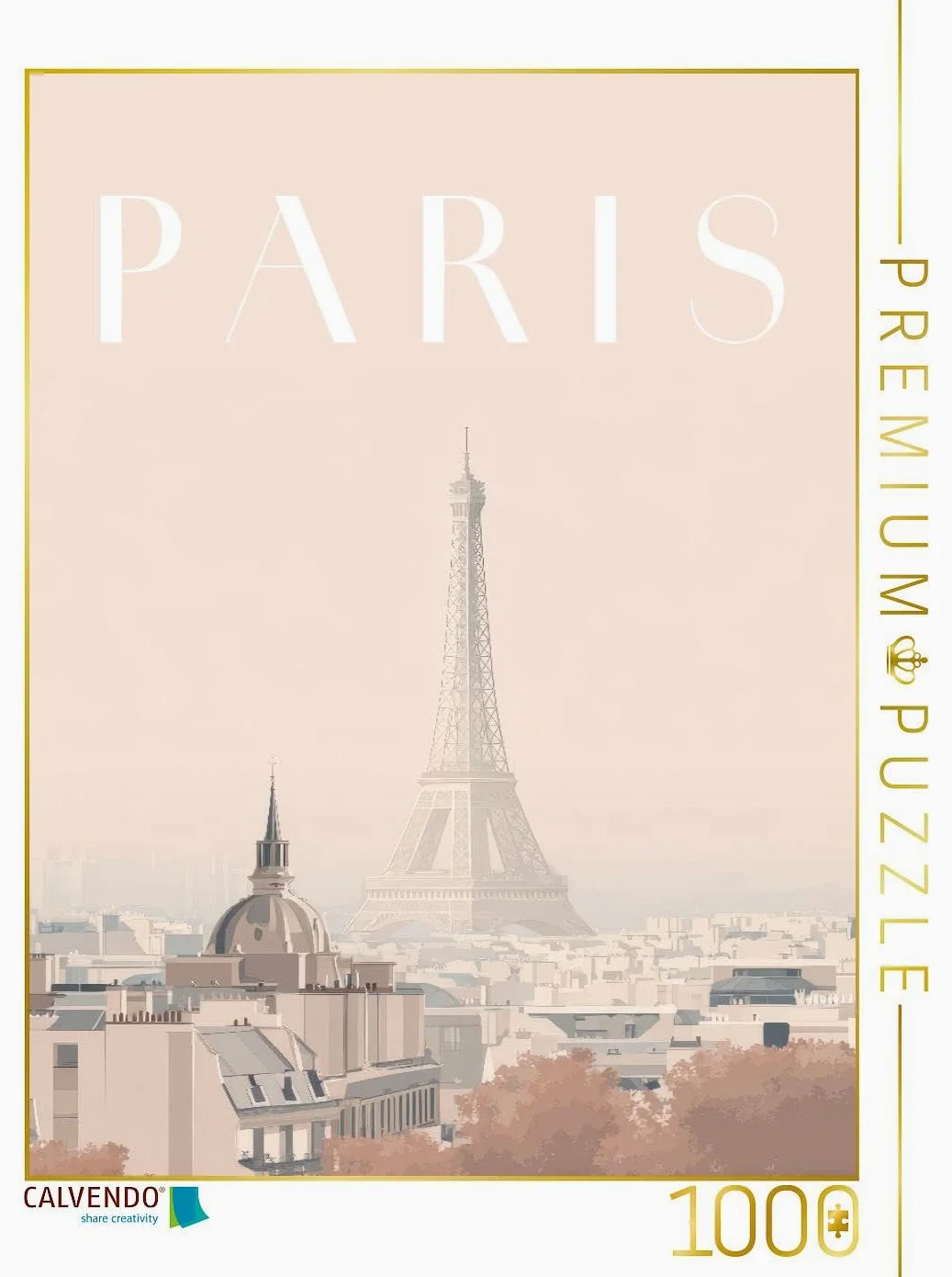 CALVENDO Puzzle Paris | 1000 pièces de Ponte Taille 48x64cm Photo Puzzle pour des Heures heureuses