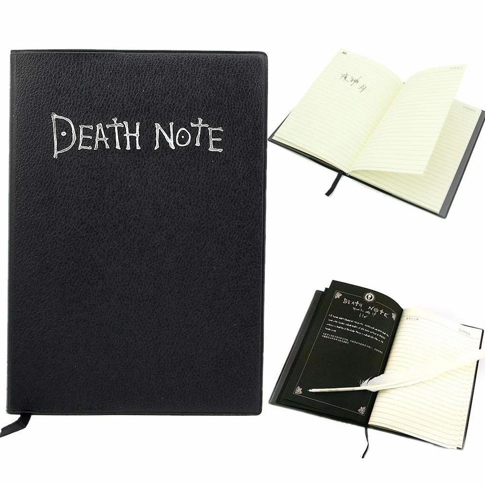 Death Note Buch Cosplay Notizbuch mit Federstift Kira