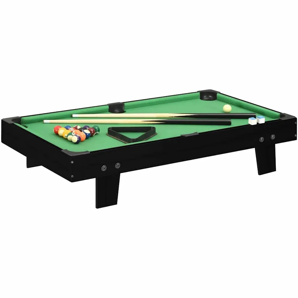 Mini table de billard pour enfants et adultes, 92 x 52 cm, kit de jeu pour la maison, table de billard compacte avec queue et boules