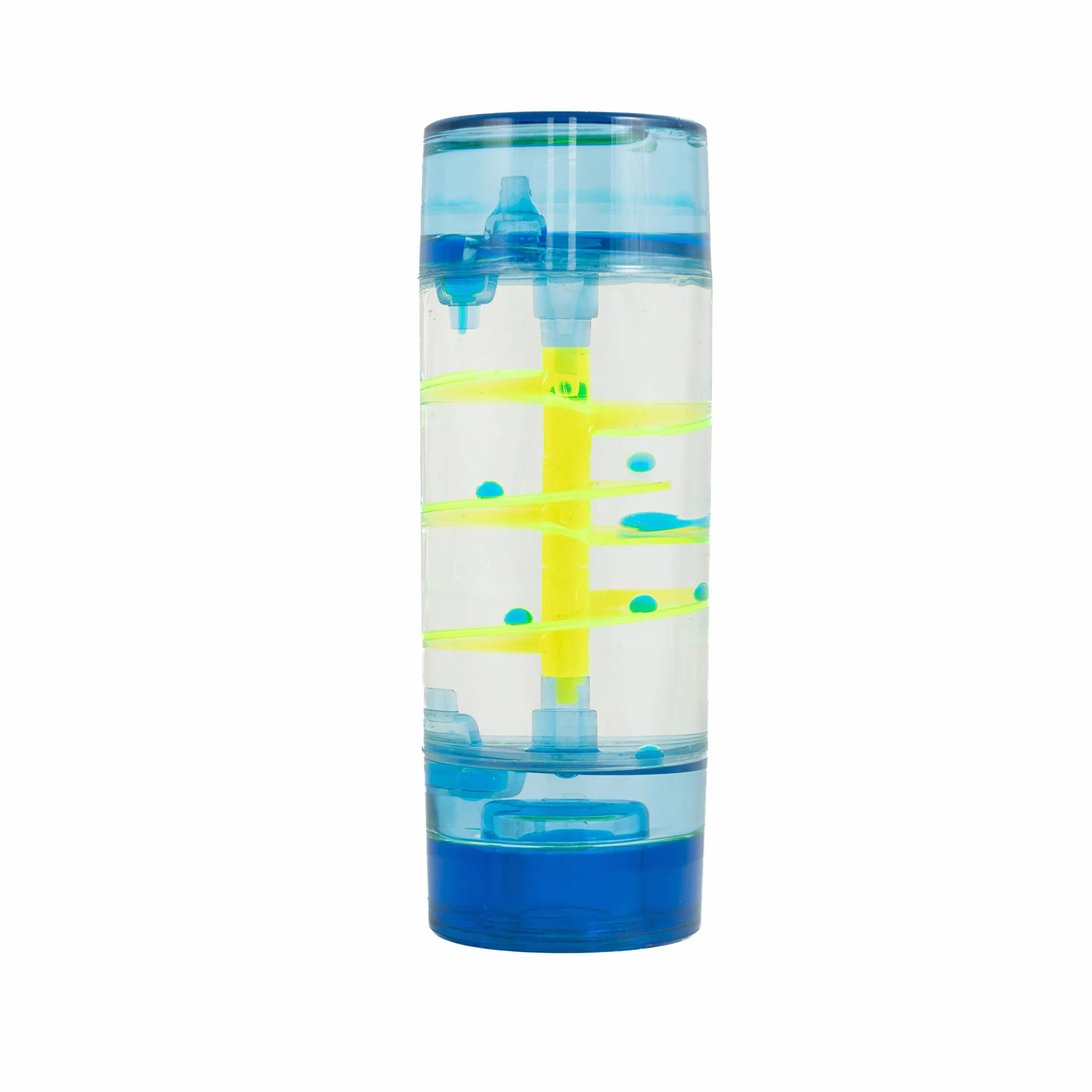 Minuteur sensoriel liquide en spirale pour autisme, TDAH, soulagement du stress, Violet