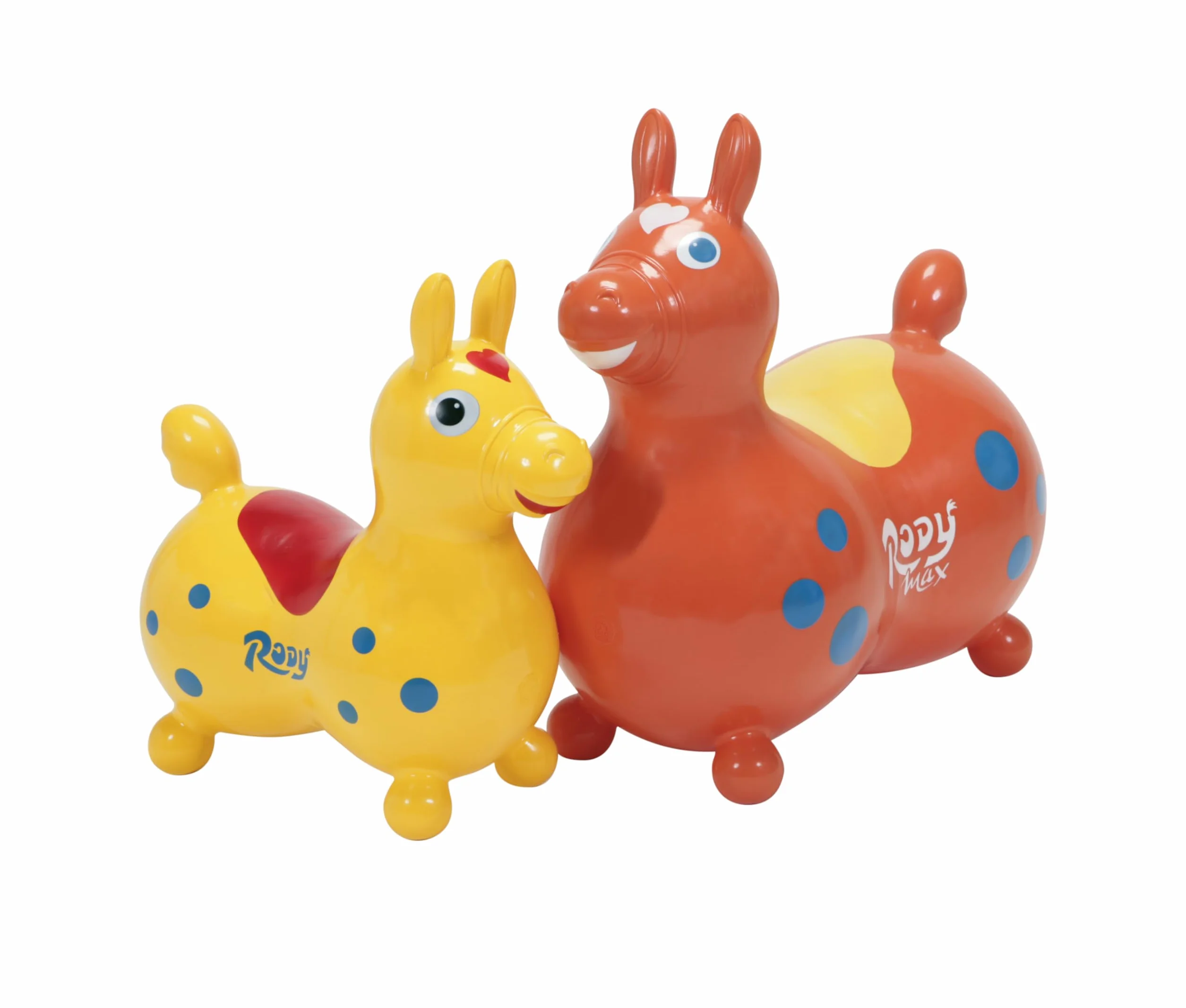 Gymnic Rody Max Cheval à Bascule Gonflable pour Enfants 5+ Ans, Jouet à Chevaucher