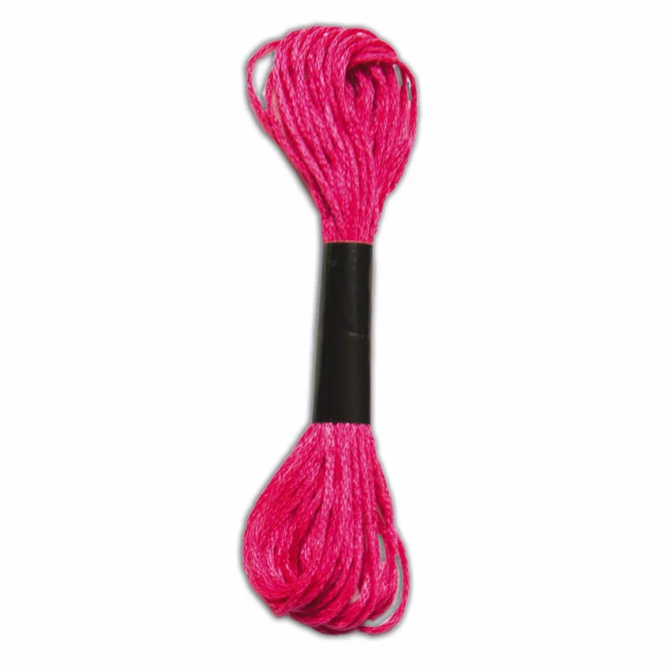 Janod Coffret 7 Bracelets Brésiliens Fluo à Créer - Kit Loisir Créatif Enfant dès 8 ans - Motricité Fine et Créativité