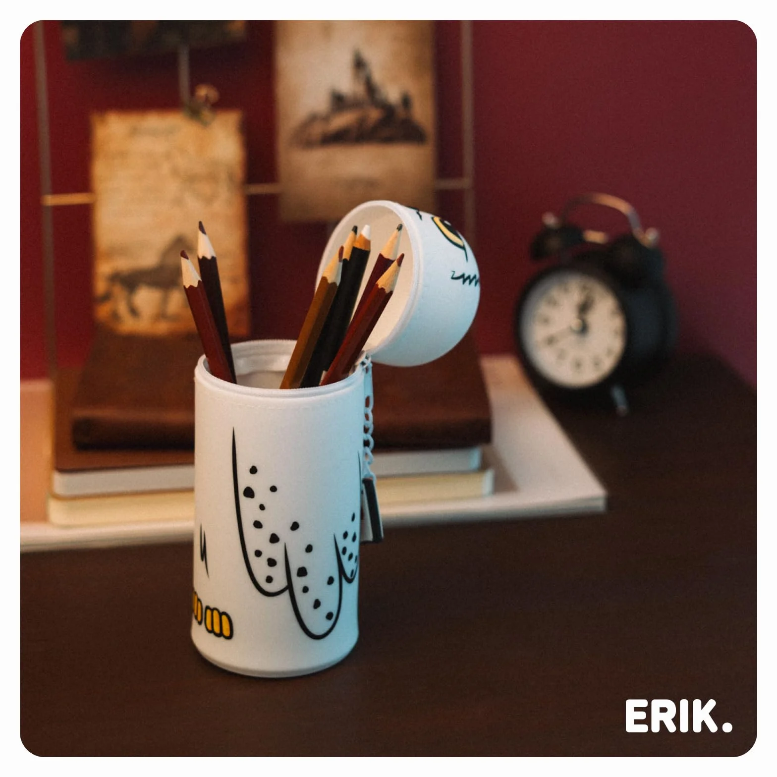 Grupo Erik Trousse 3D Harry Potter Extensible en Silicone Fournitures Scolaires