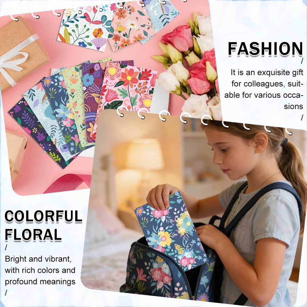 Lot de 12 mini-carnets de poche pour notes et idées