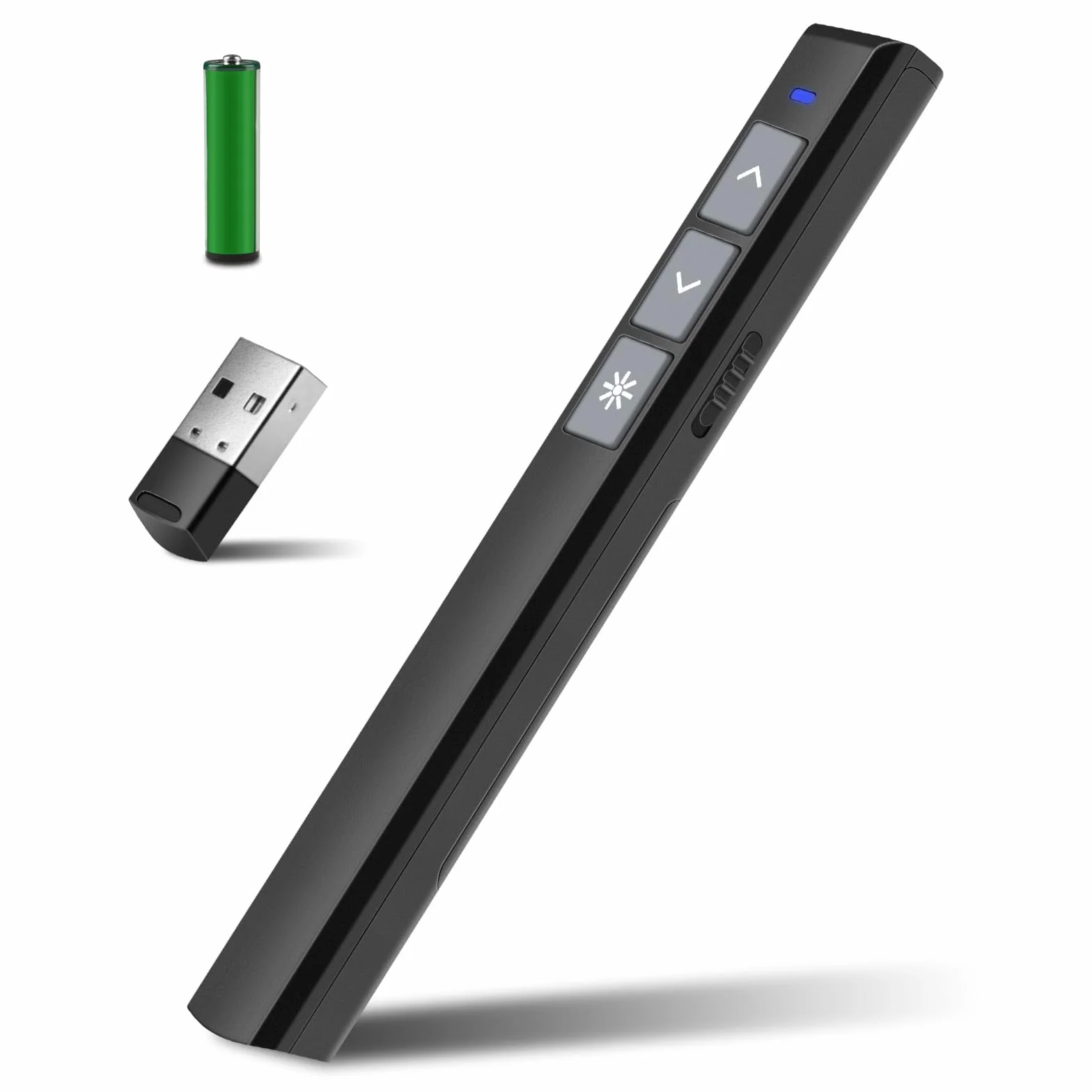 Pointeur du Présentateur sans Fil 2.4 GHz Clicker Powerpoint pour Enseignement Bureau