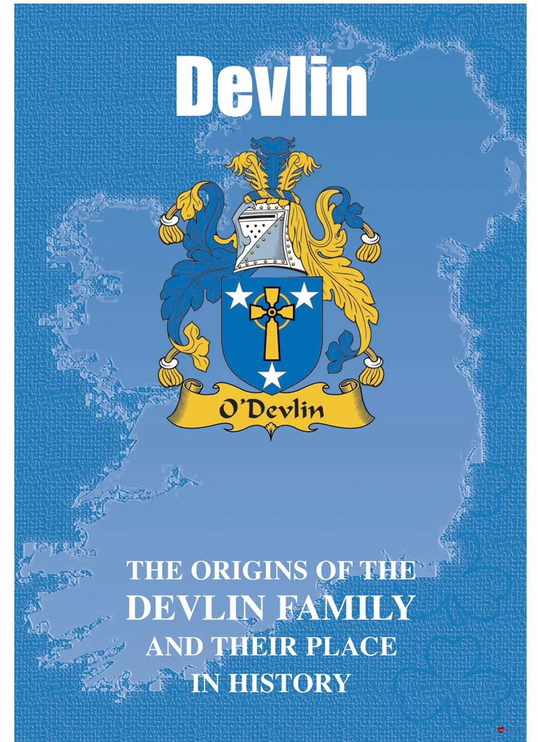 I LUV LTD Devlin Irlandais Nom de Famille Livret D'histoire Origine