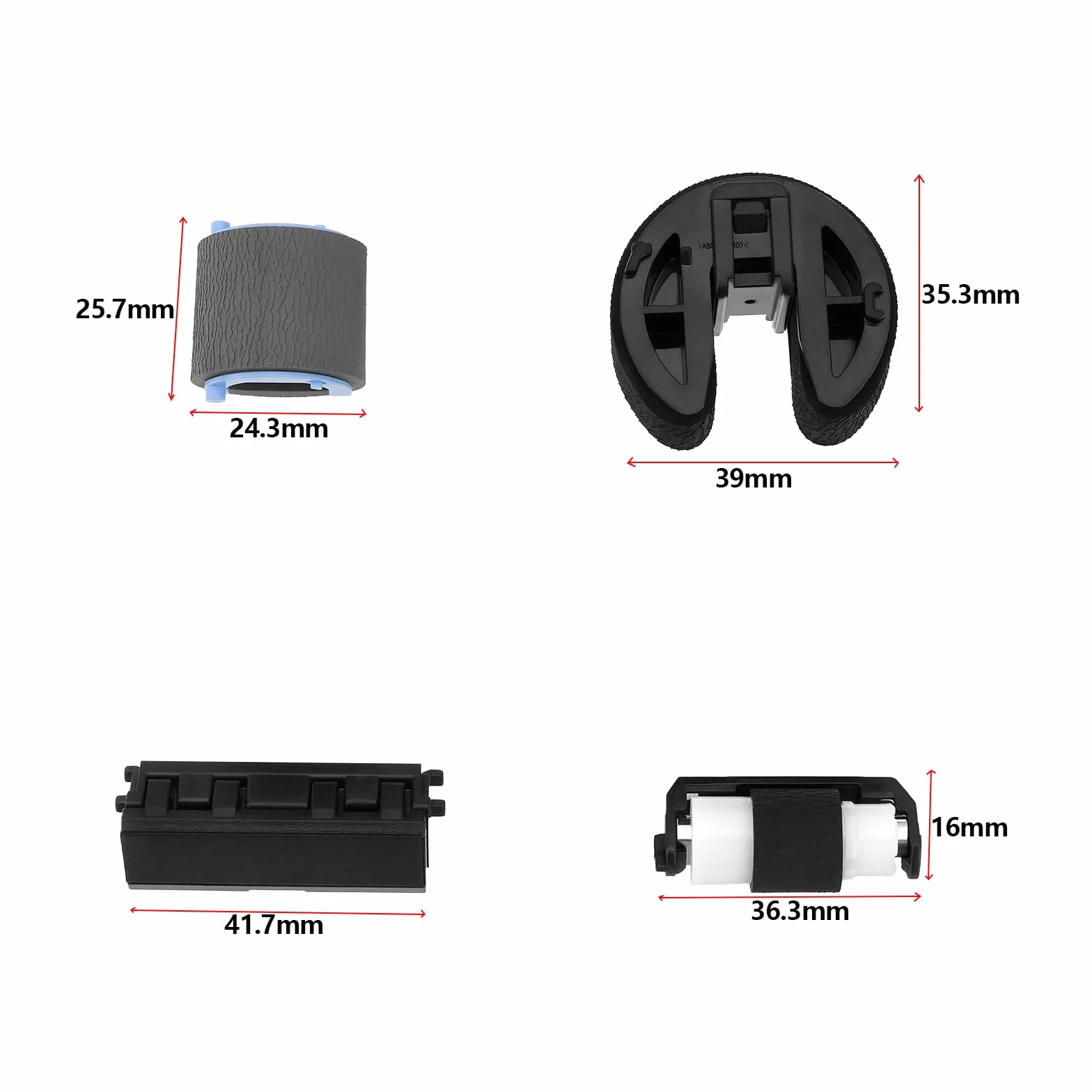 EMSea Rouleaux Alimentation Compatible HP CM2320fxi CM2320n CM2320nf CP2025 CP2025dn CP2025n CP2025x