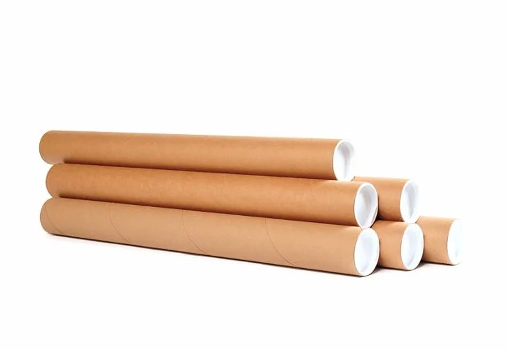 Tube rond d'expédition carton Ø 40 x 35 cm emballage de 100