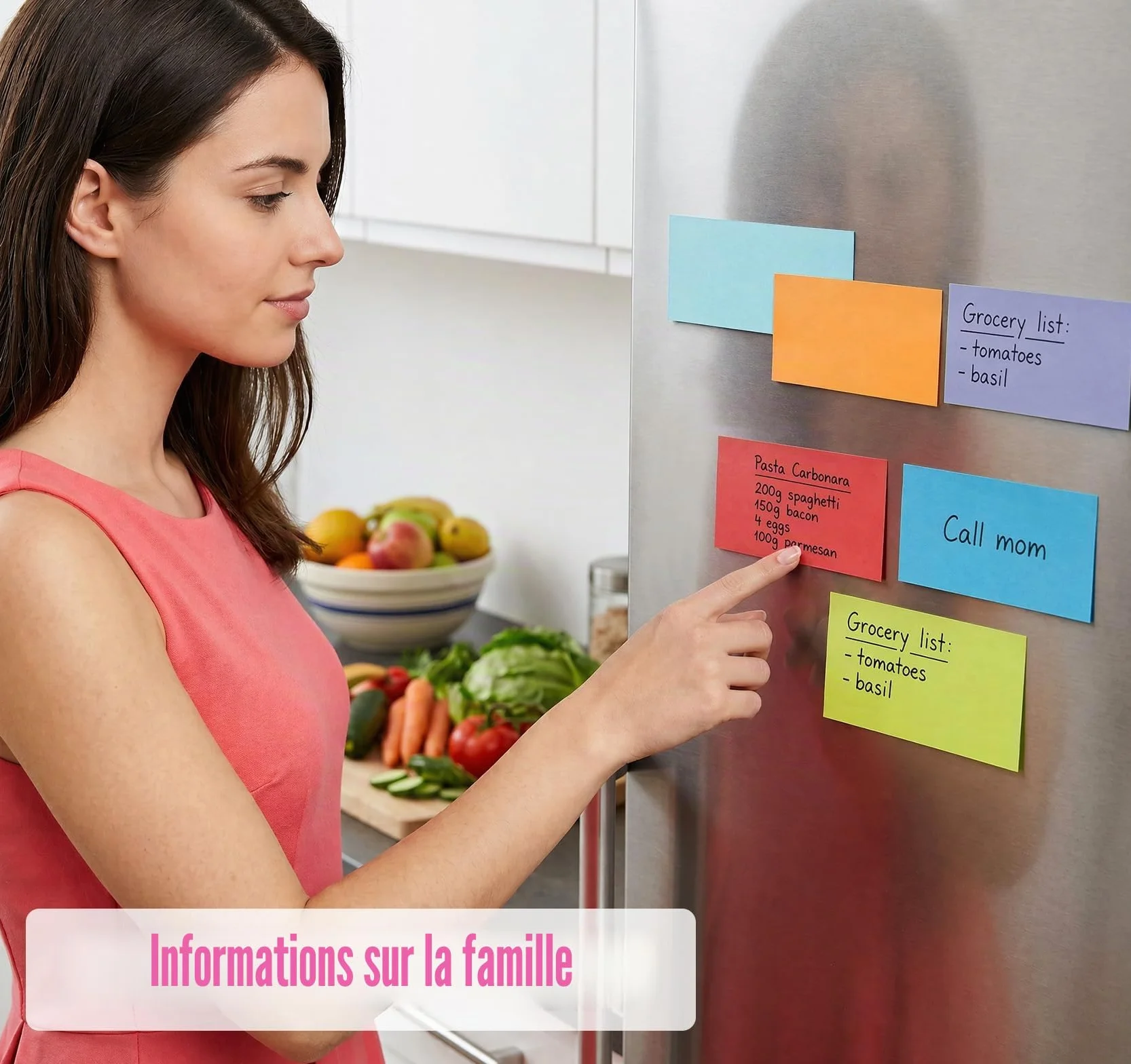 Agoer 1200 Notes Sticky Notes Lot de 12 Blocs Autocollantes 76 x 127 mm 100 Feuilles par Bloc 12 Couleurs