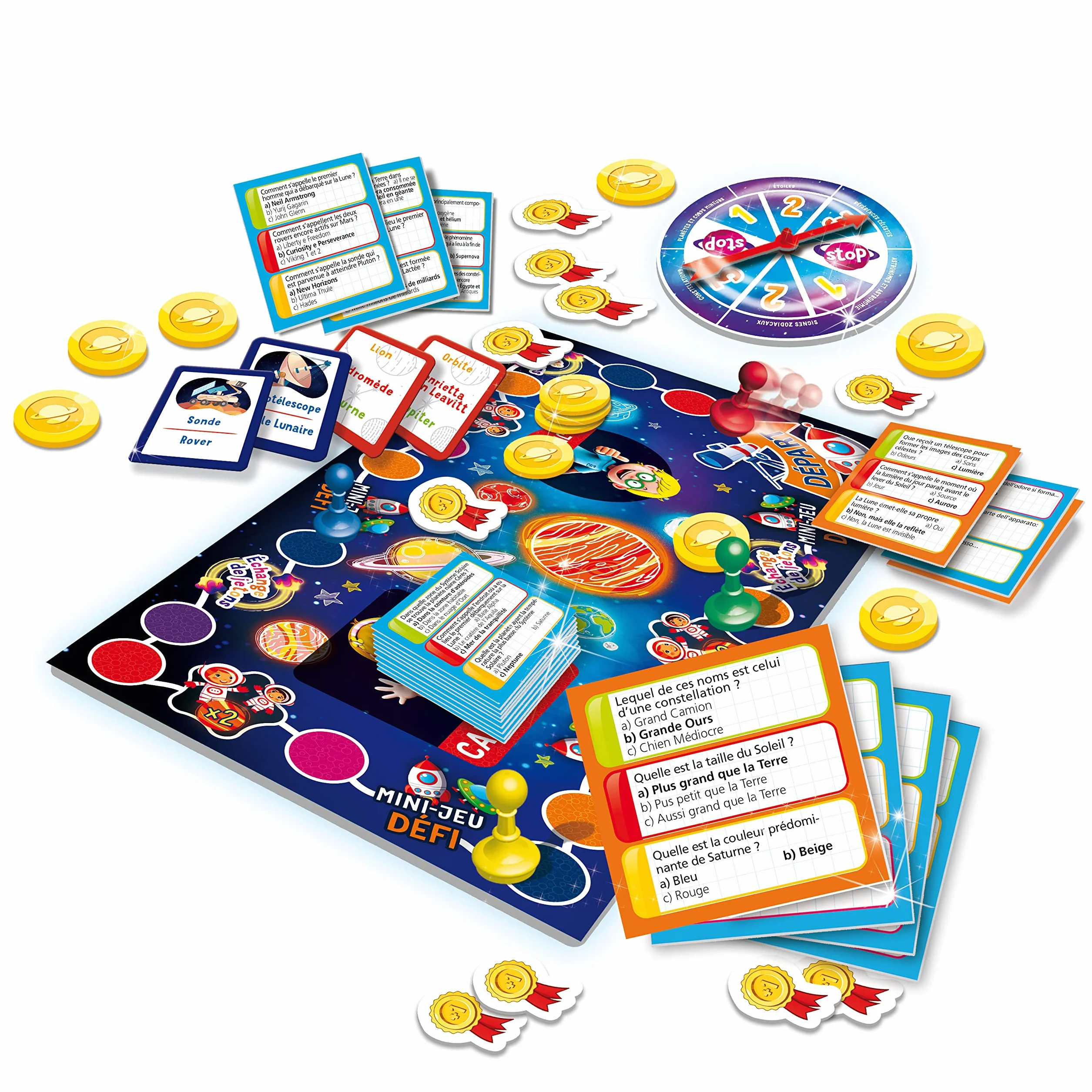 LISCIANI I'm A Genius Quiz Educatif Enfants dès 5 ans Découverte Astronomie Planètes et Étoiles