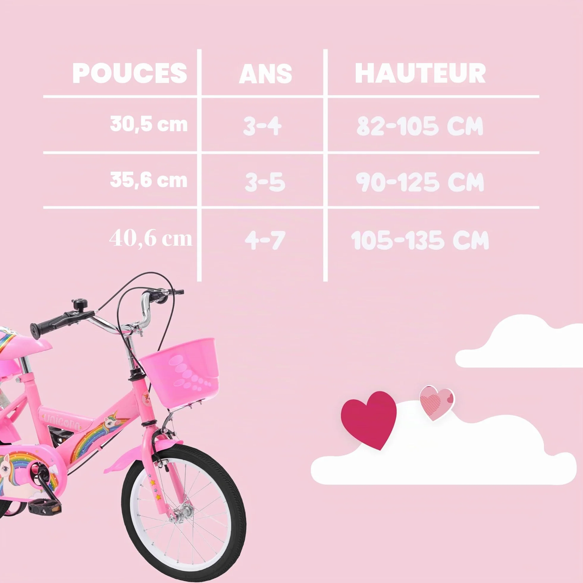 Baroni Toys Vélo de Sport Bleu pour Enfants 12 14 16 Pouces Acier