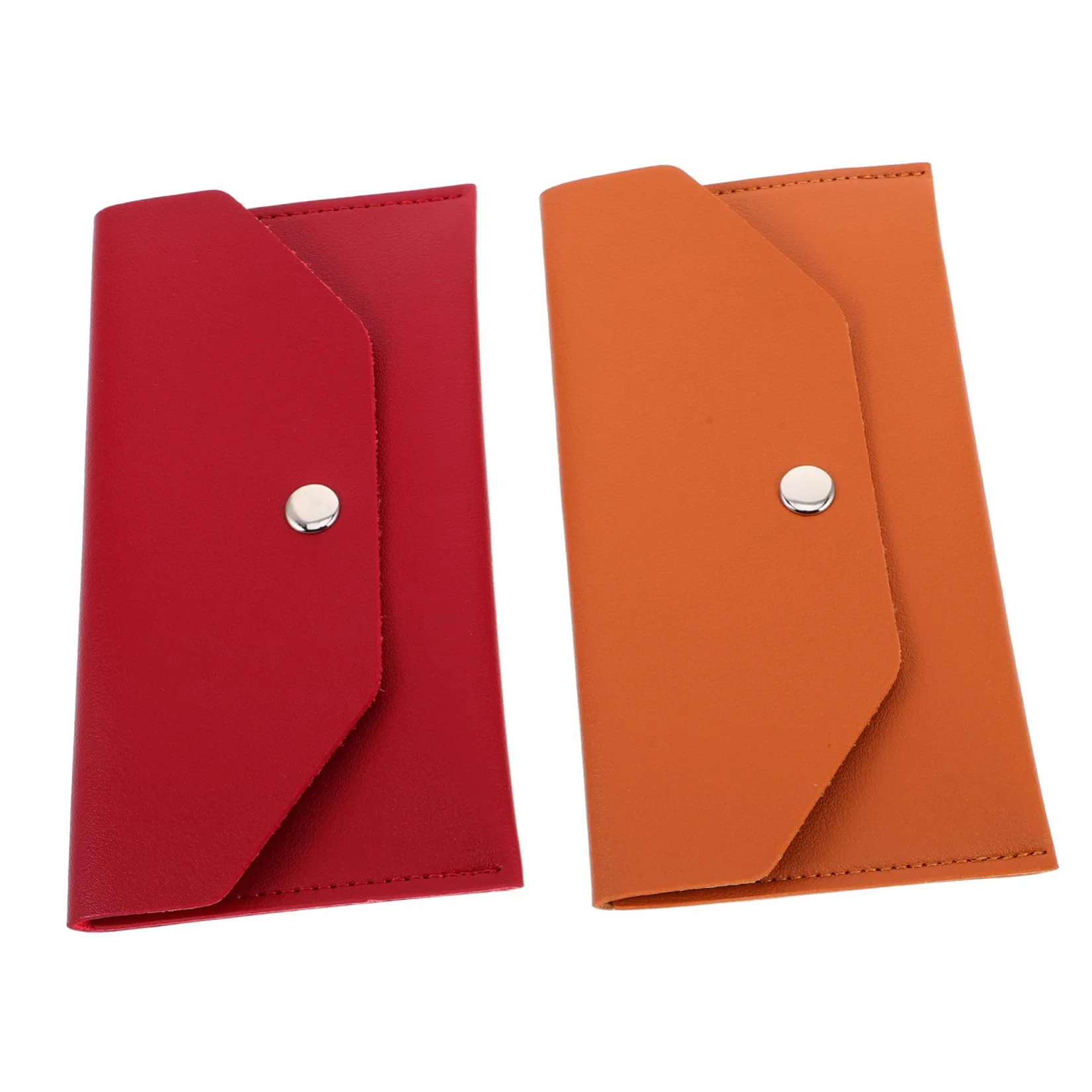 PACKOVE Enveloppes Budgétaires Format Long Rectangulaire en PU Synthétique Lot de 2 Réutilisables Imperméables